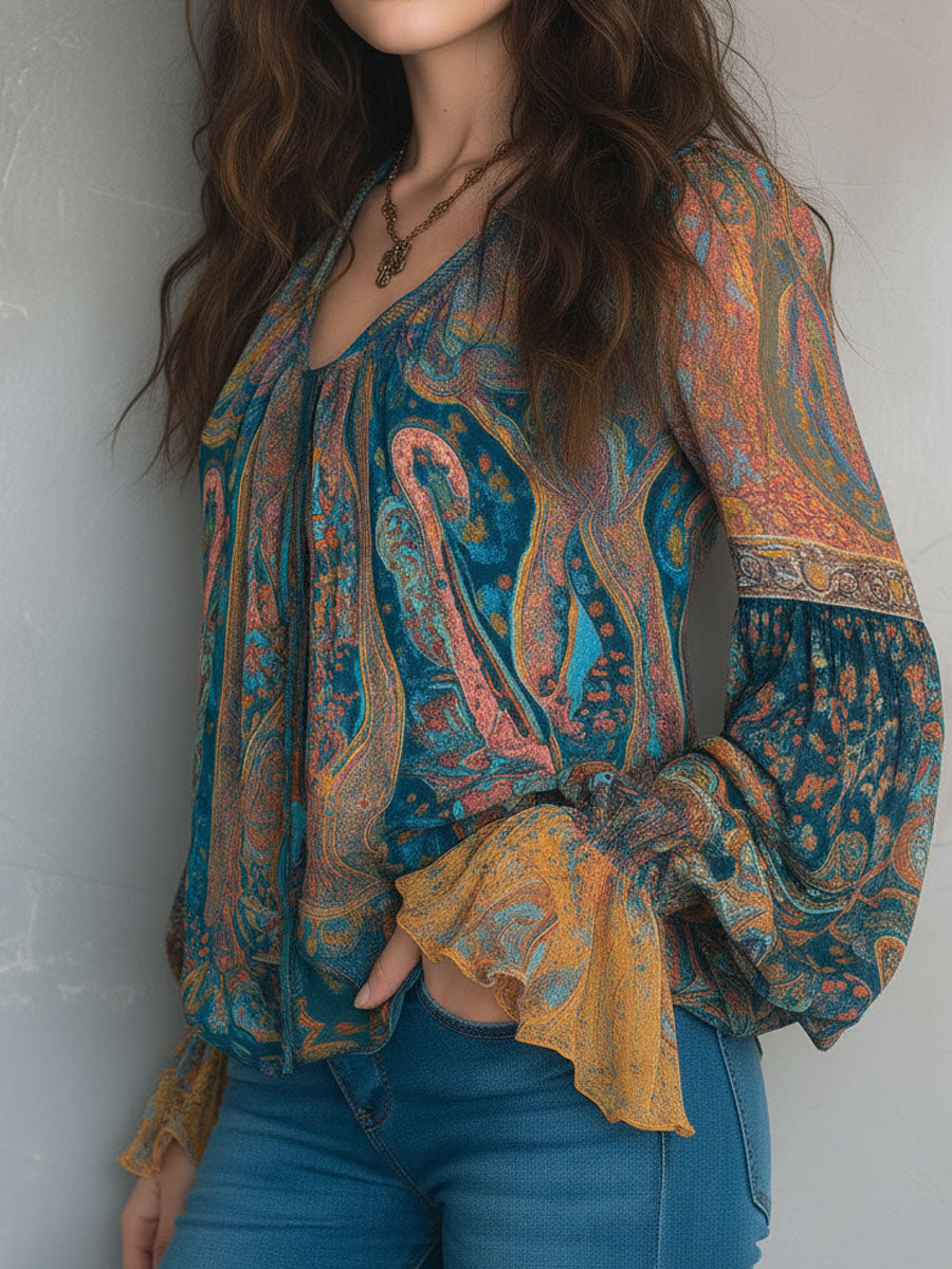 Noa Paisley Blouse