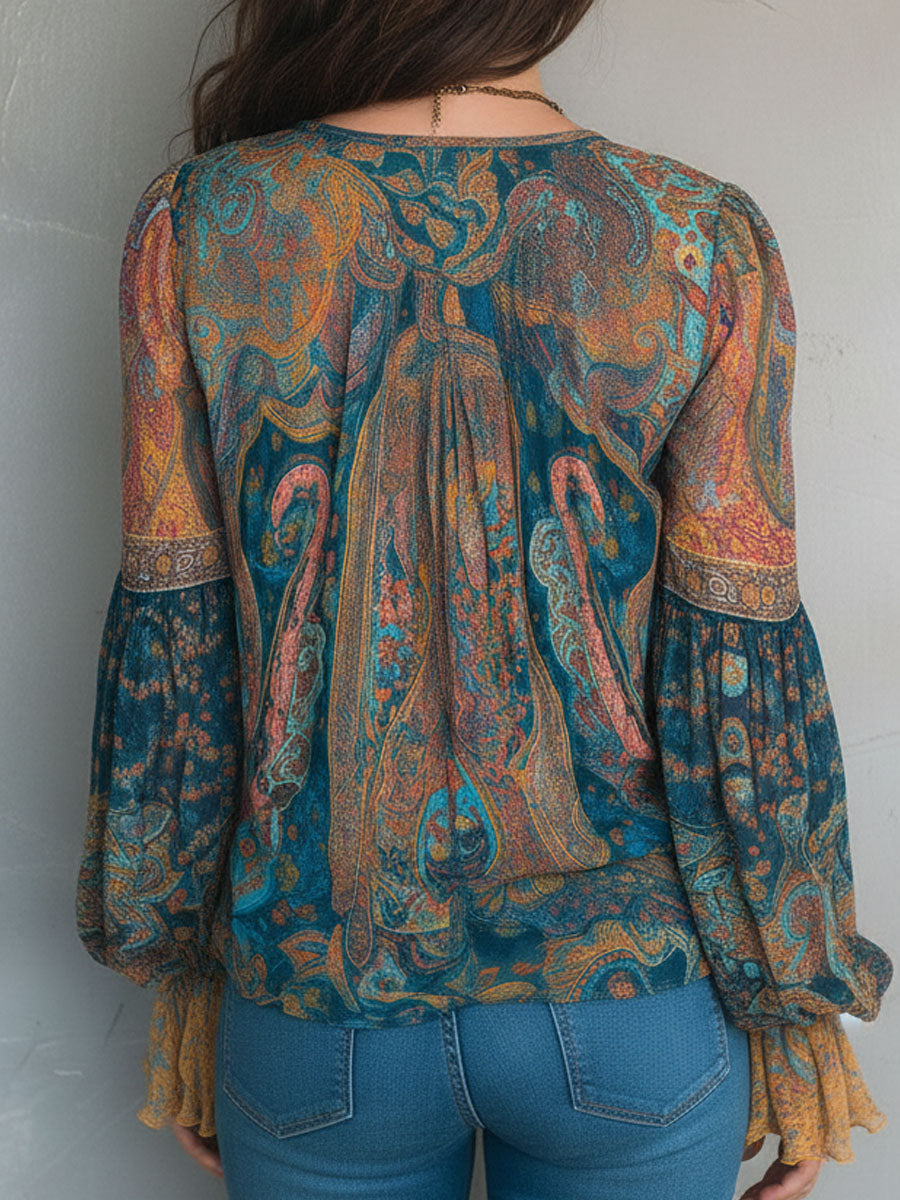 Noa Paisley Blouse