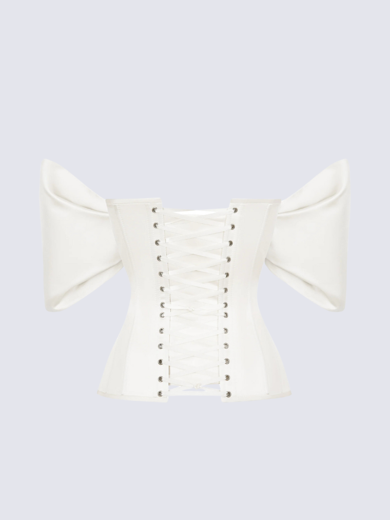 Libra corset white