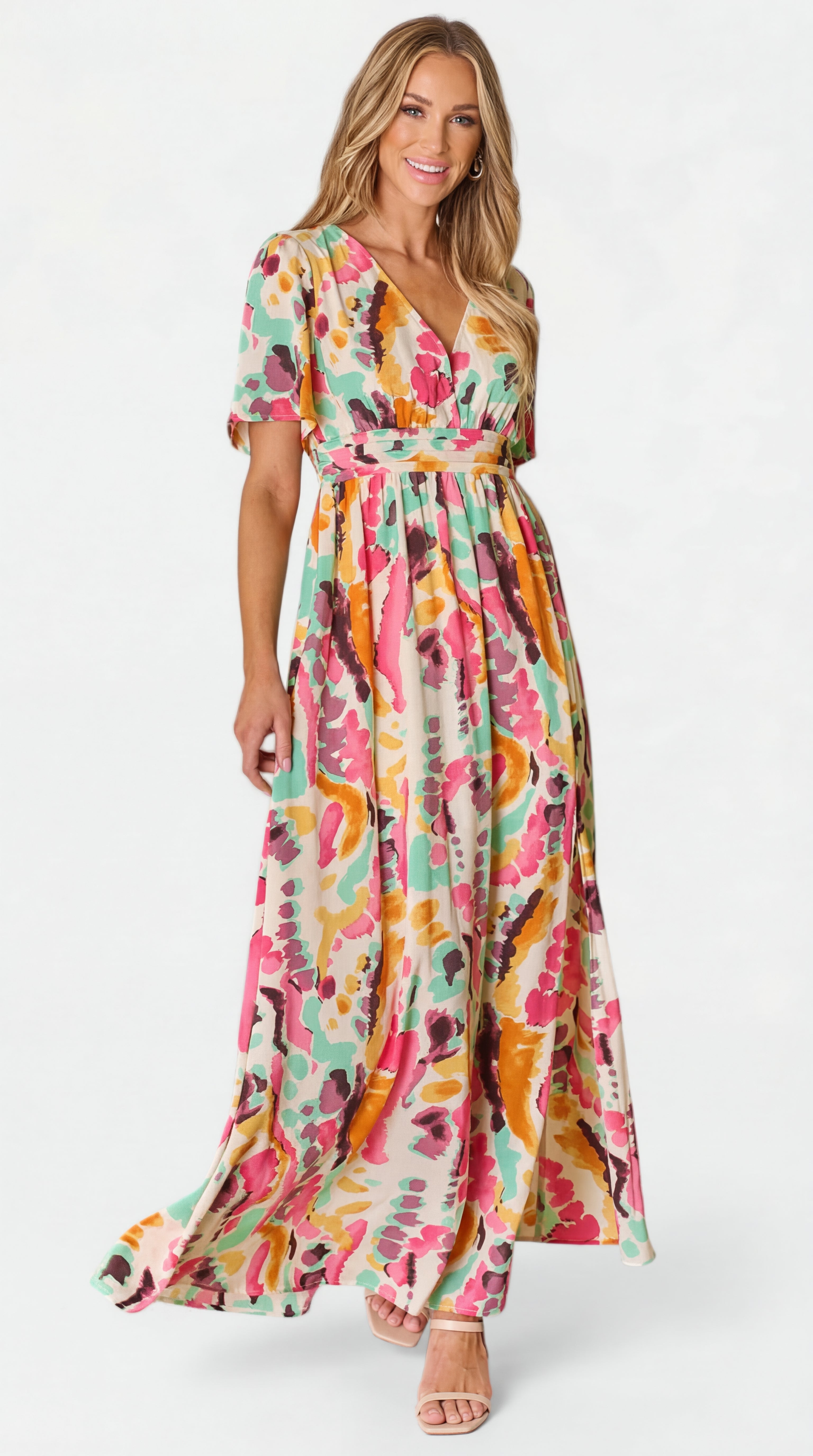 Yuki | V Tie-Dye Dress