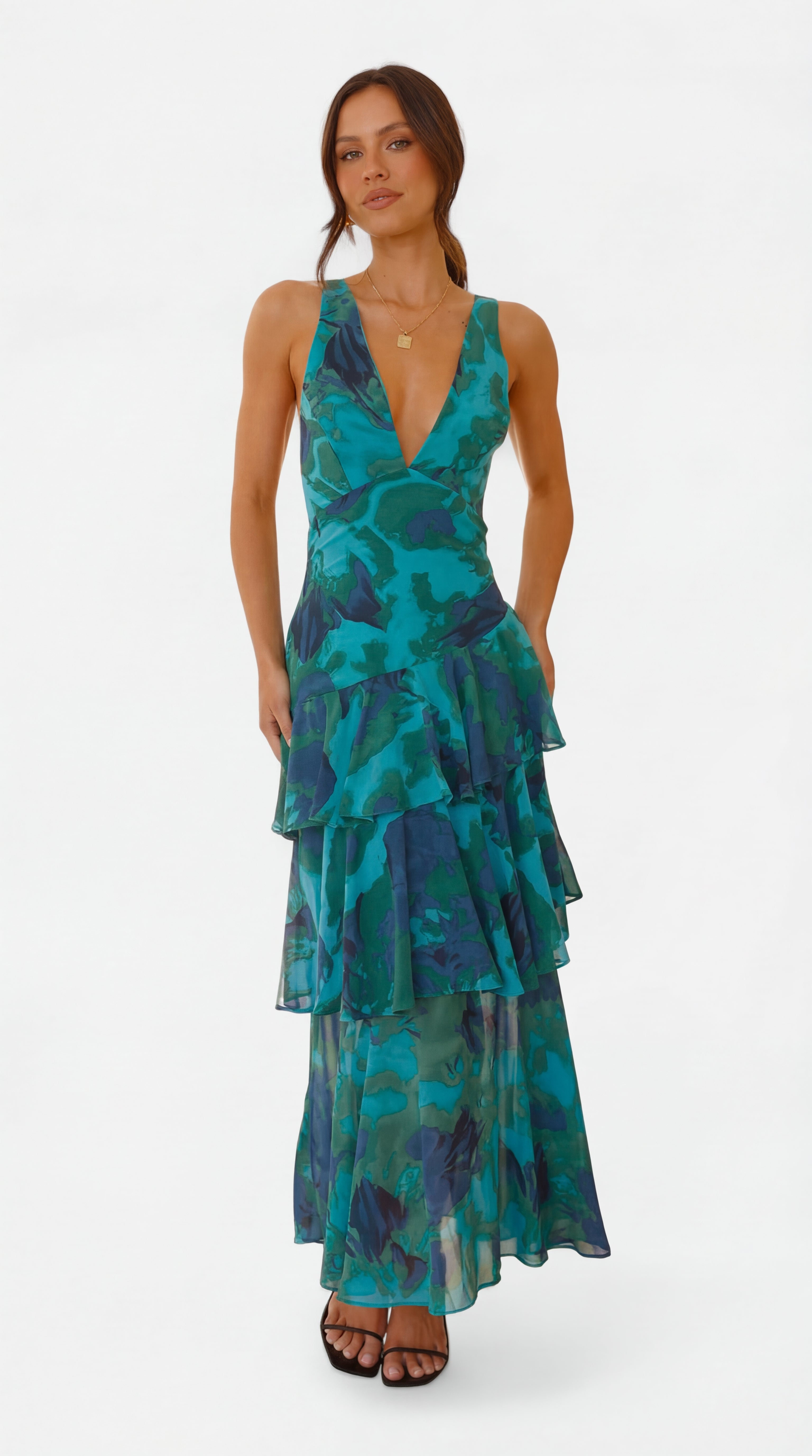 Domenica | V Chiffon Dress