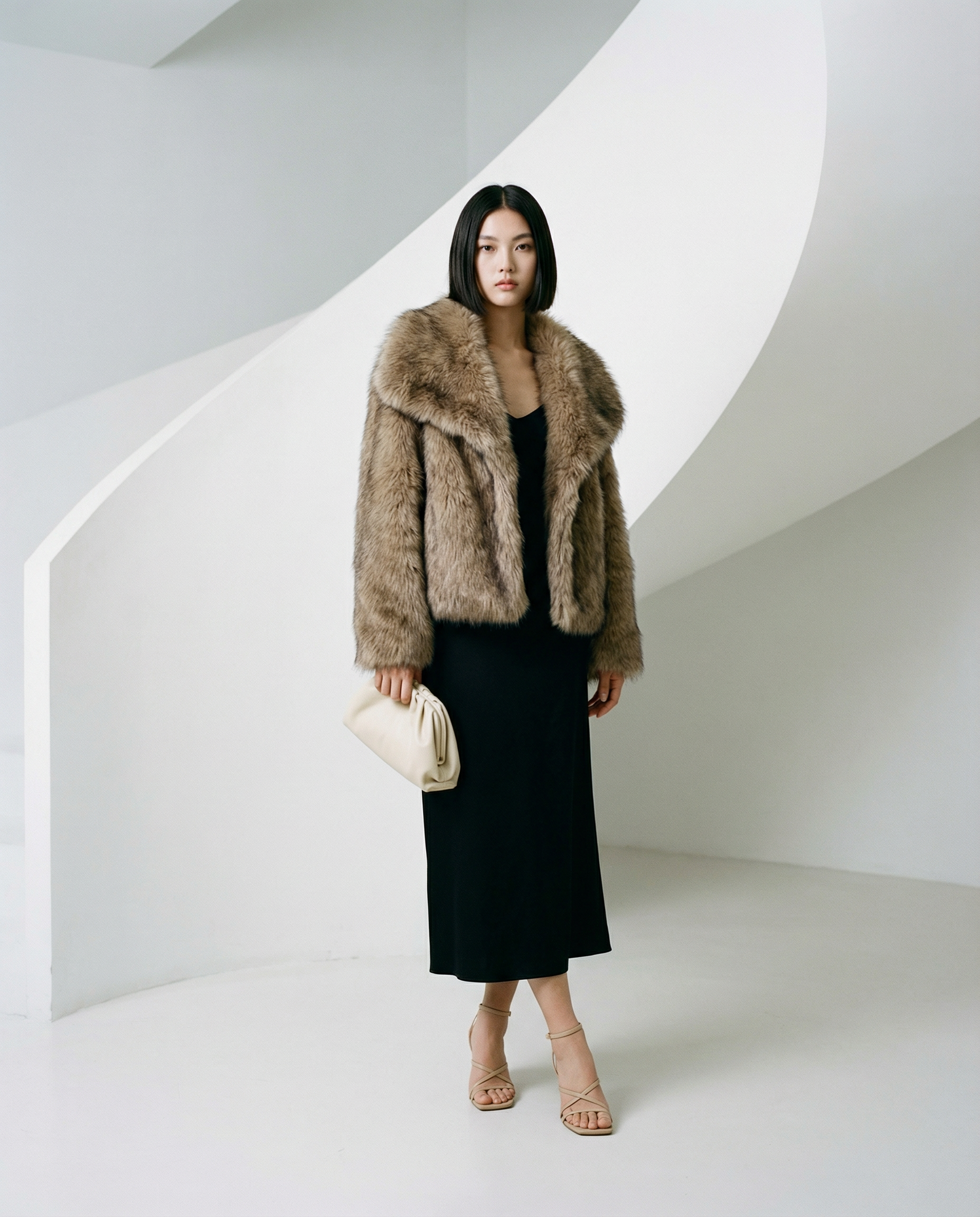 Neriah Plush Faux-Fur Jacket