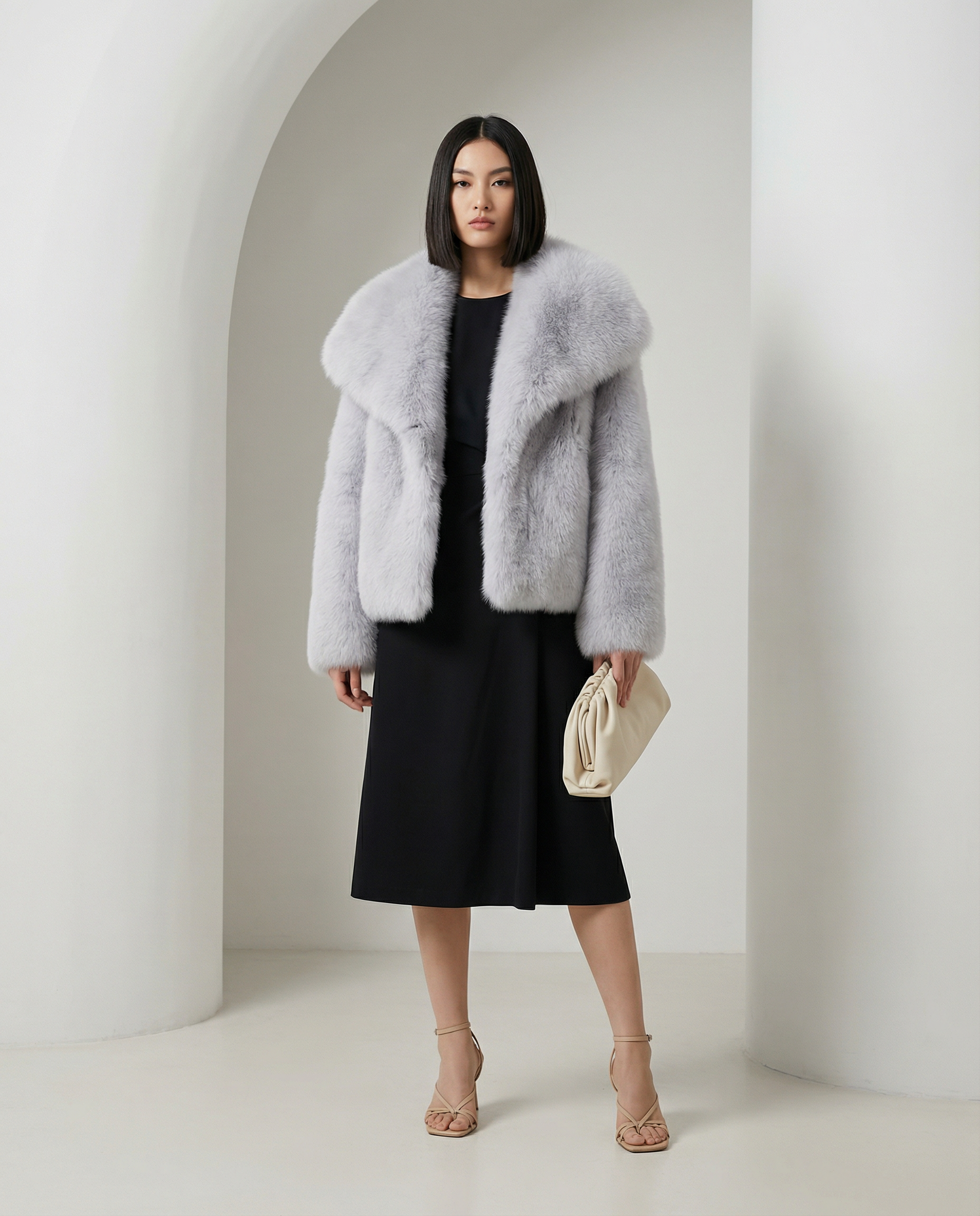 Neriah Plush Faux-Fur Jacket