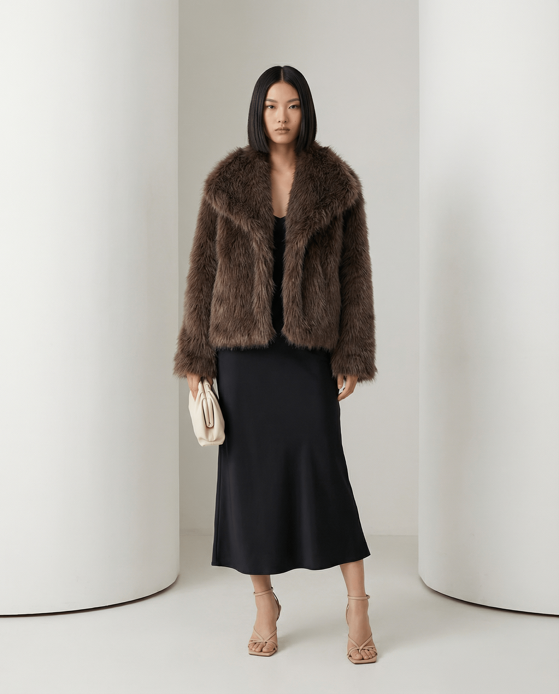 Neriah Plush Faux-Fur Jacket