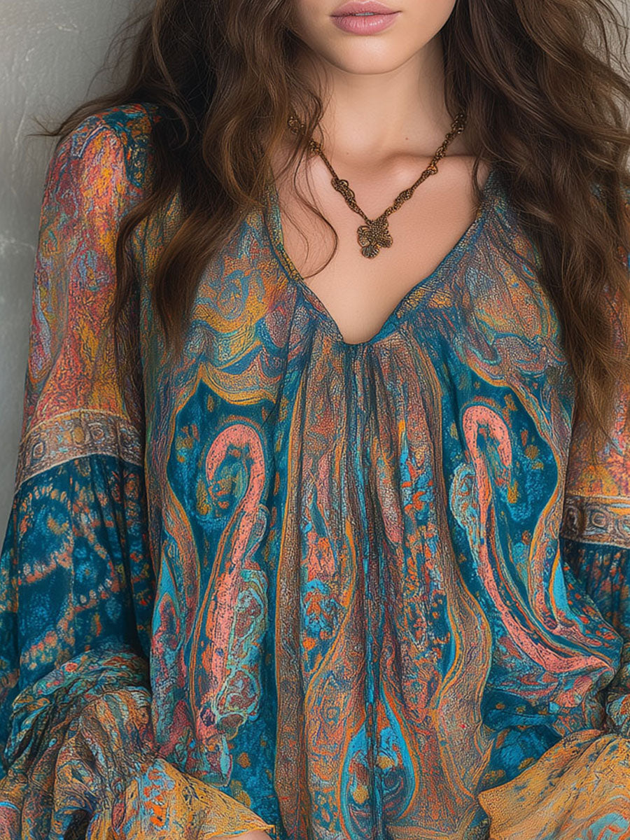 Noa Paisley Blouse