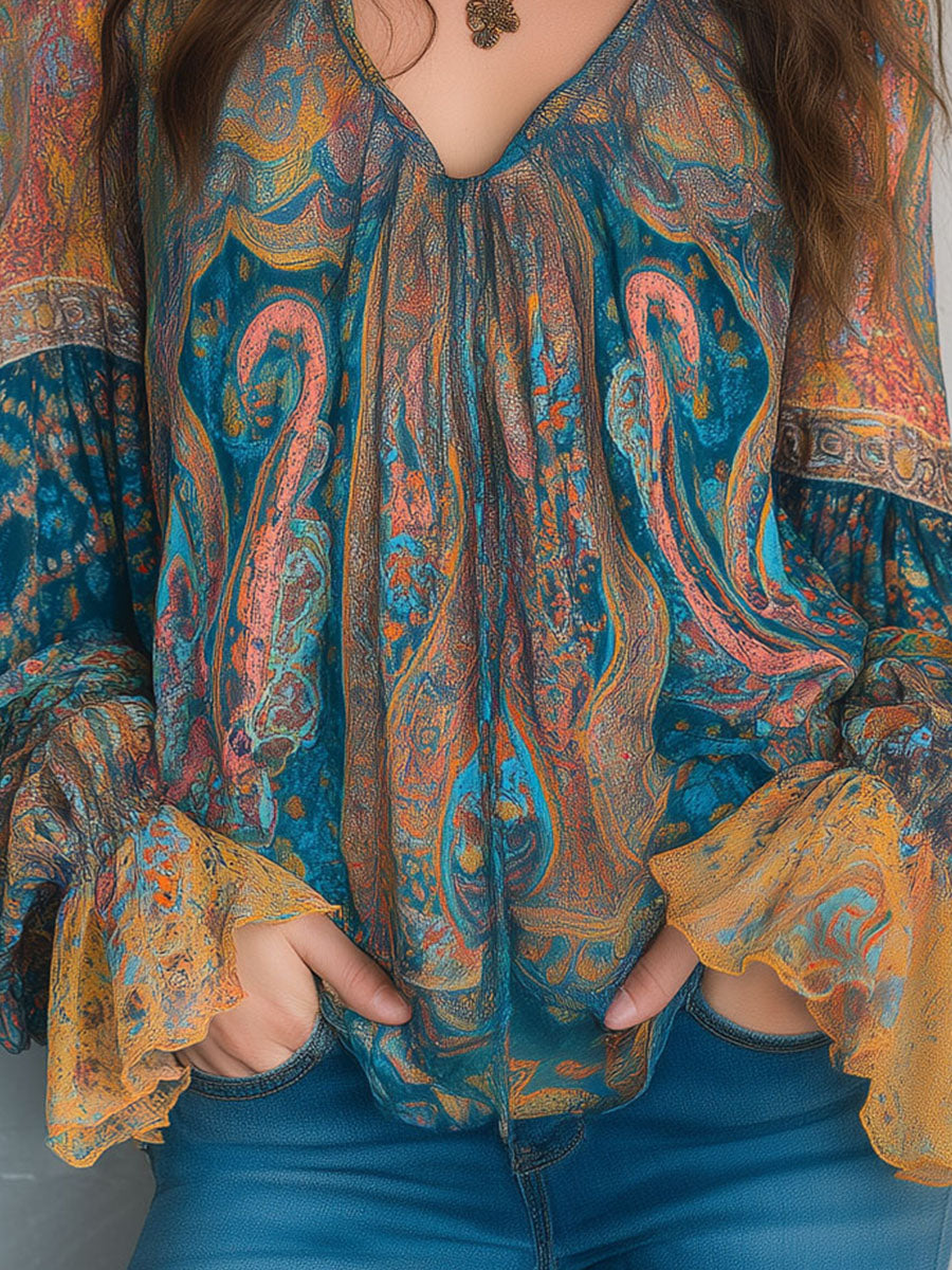 Noa Paisley Blouse