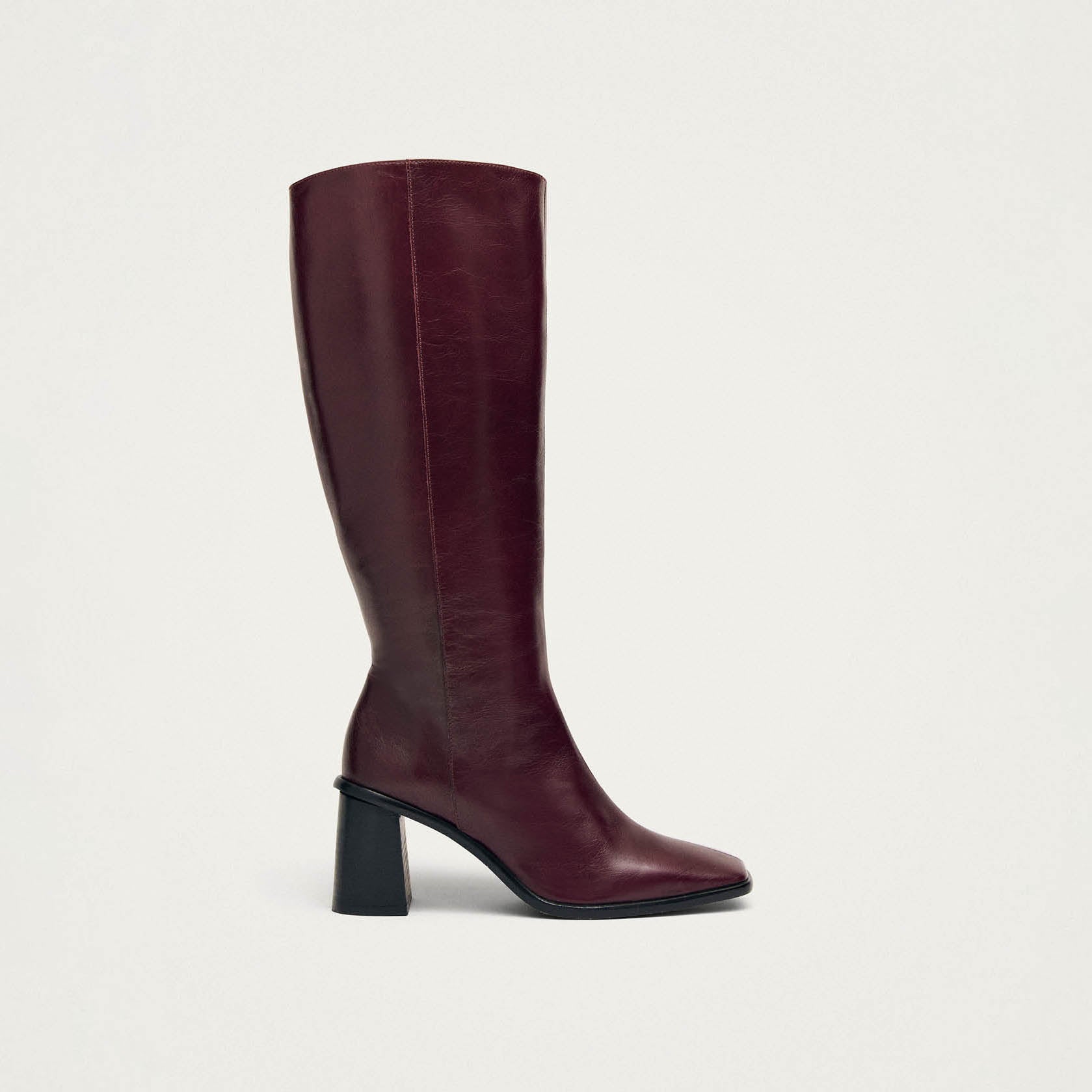 East Rift Burgundy Leather Boots