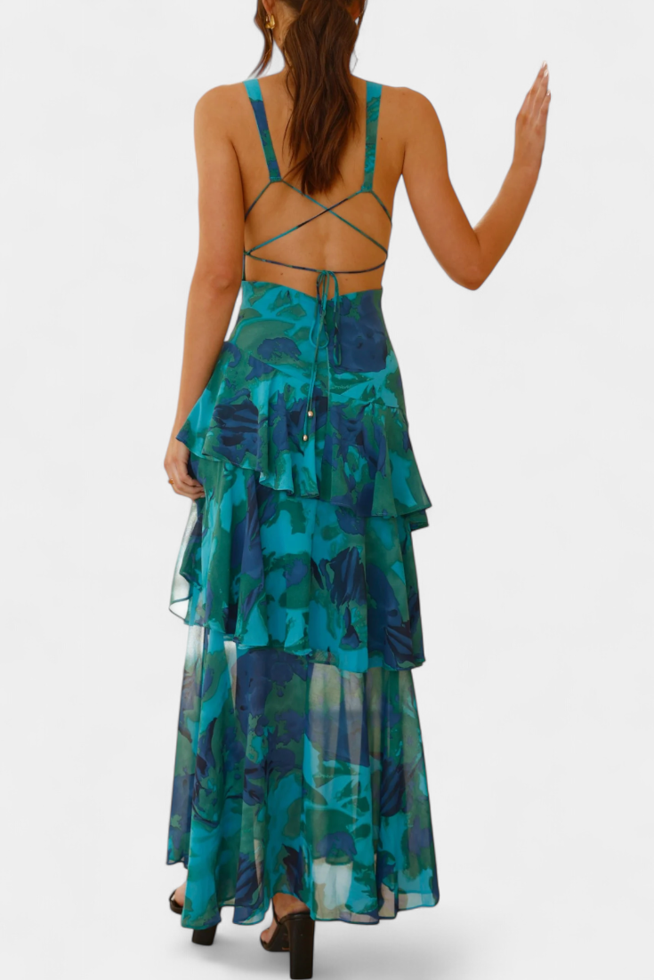 Domenica | V Chiffon Dress