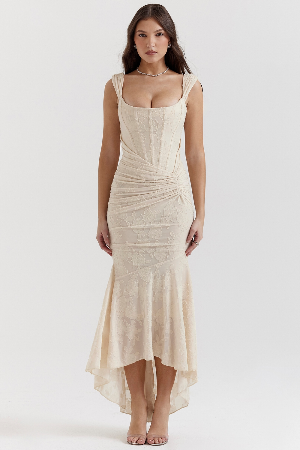 Sky Bloom Maxi Dress