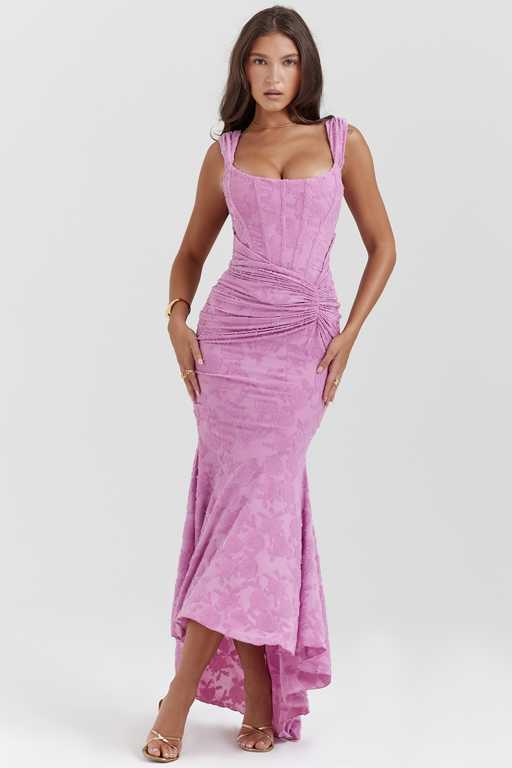 Sky Bloom Maxi Dress