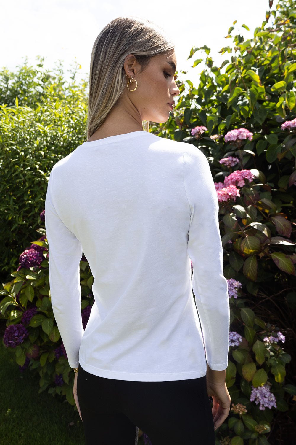 Paris Long Sleeve Cotton Tee