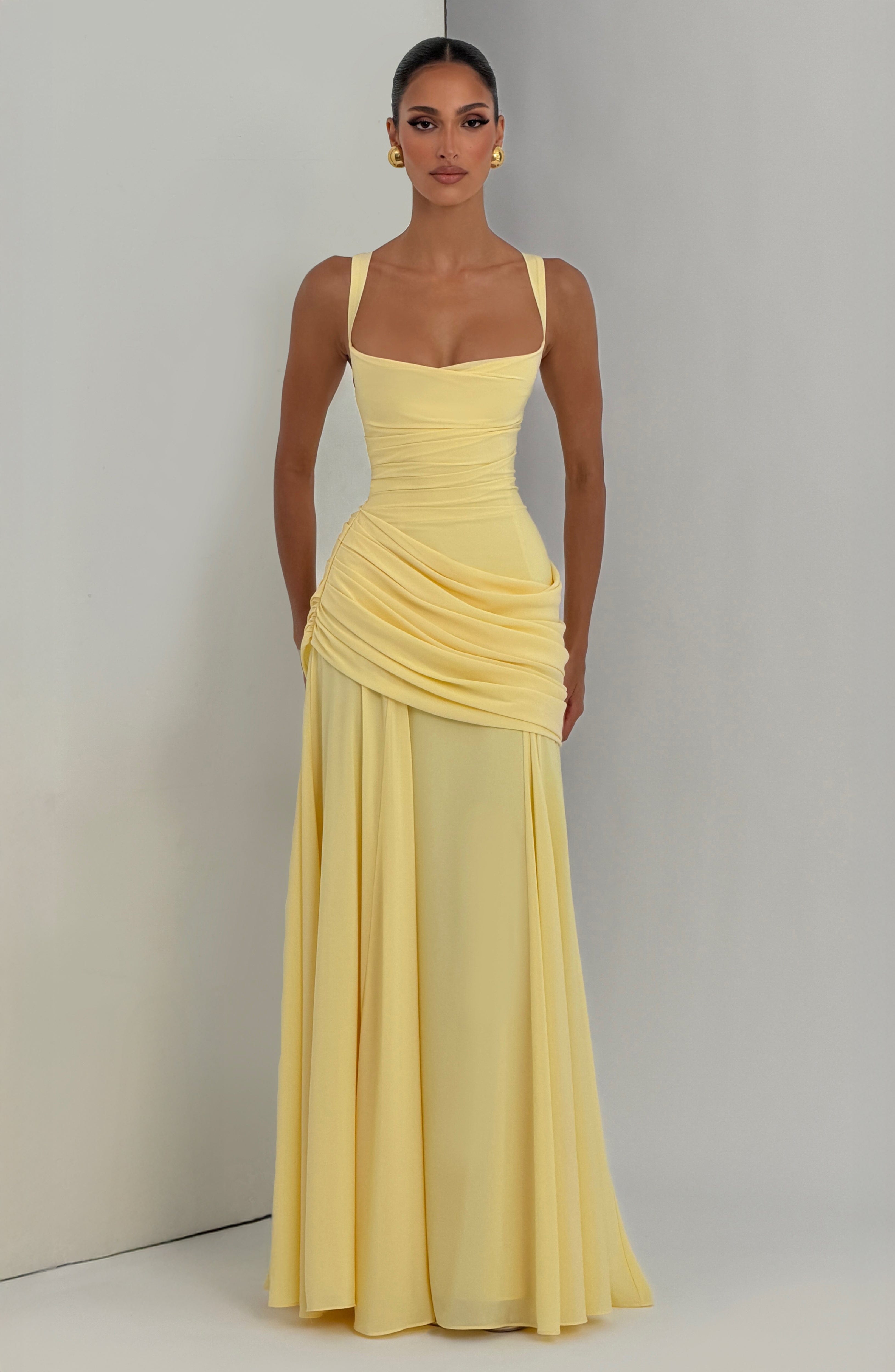 Sura Maxi Dress - Lemon