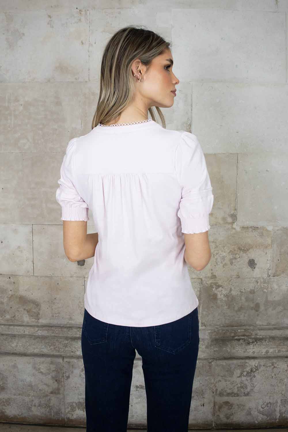 Willow Puff Sleeve Cotton Tee
