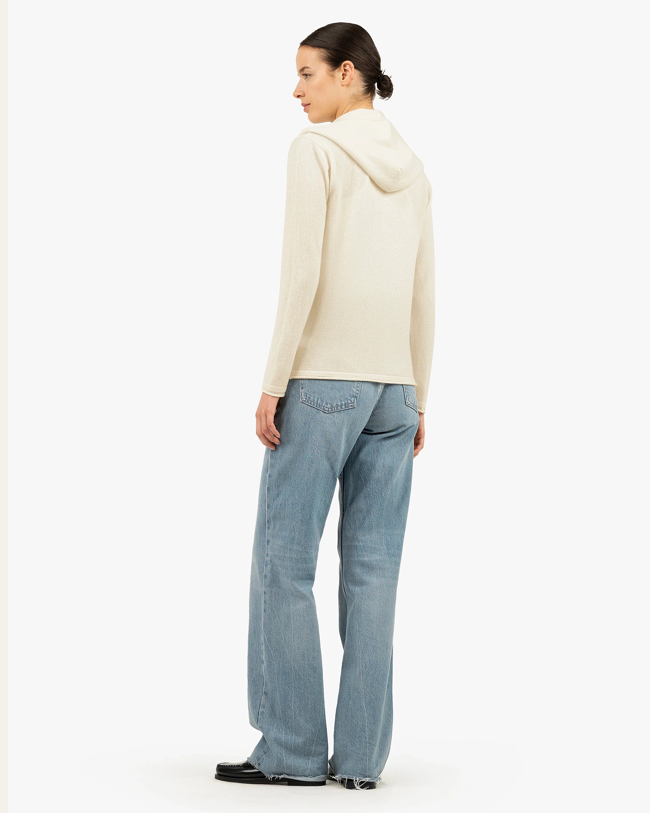 Women's Salò Zip Hoodie - White