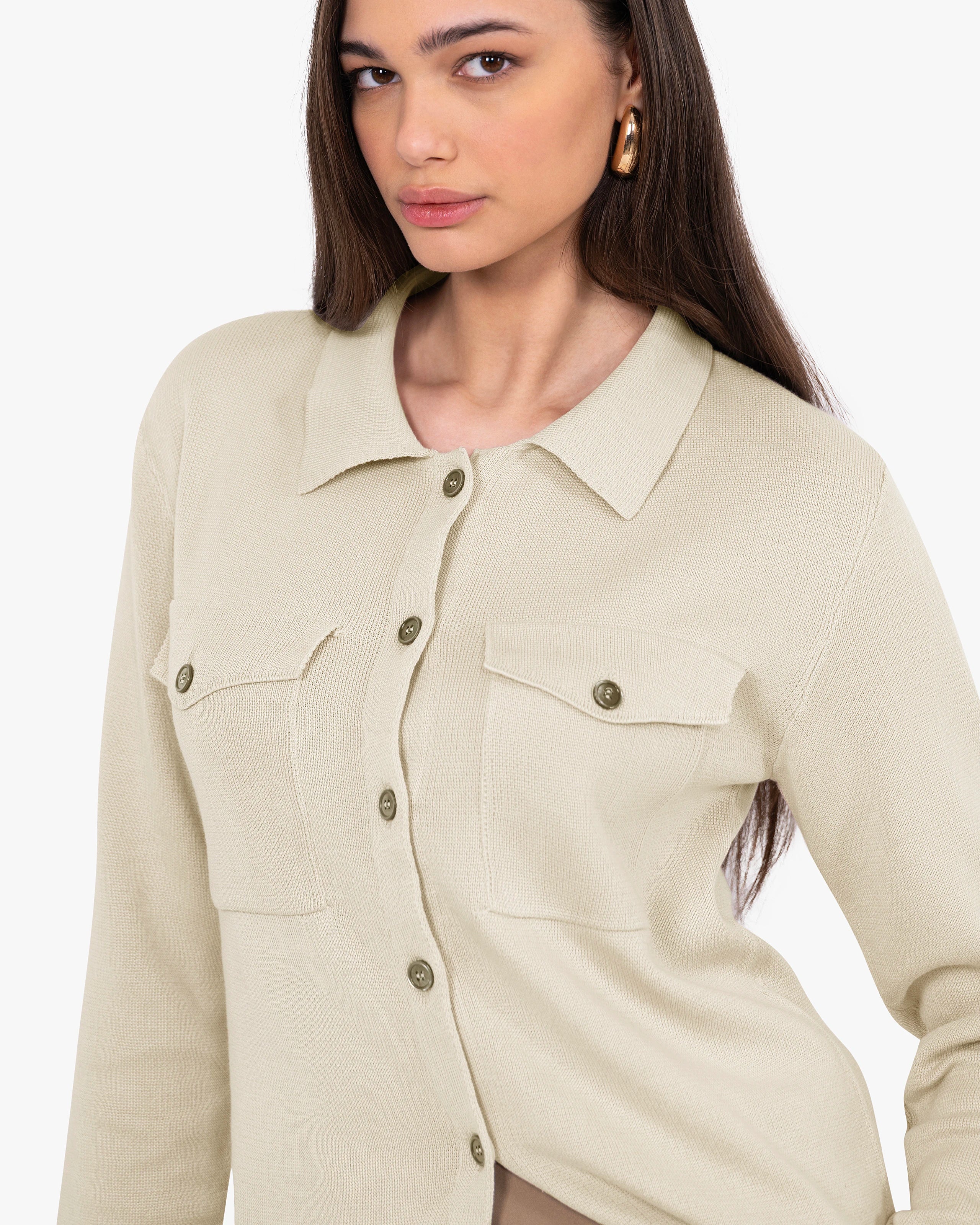 Oasi Shirt Sweater - Beige