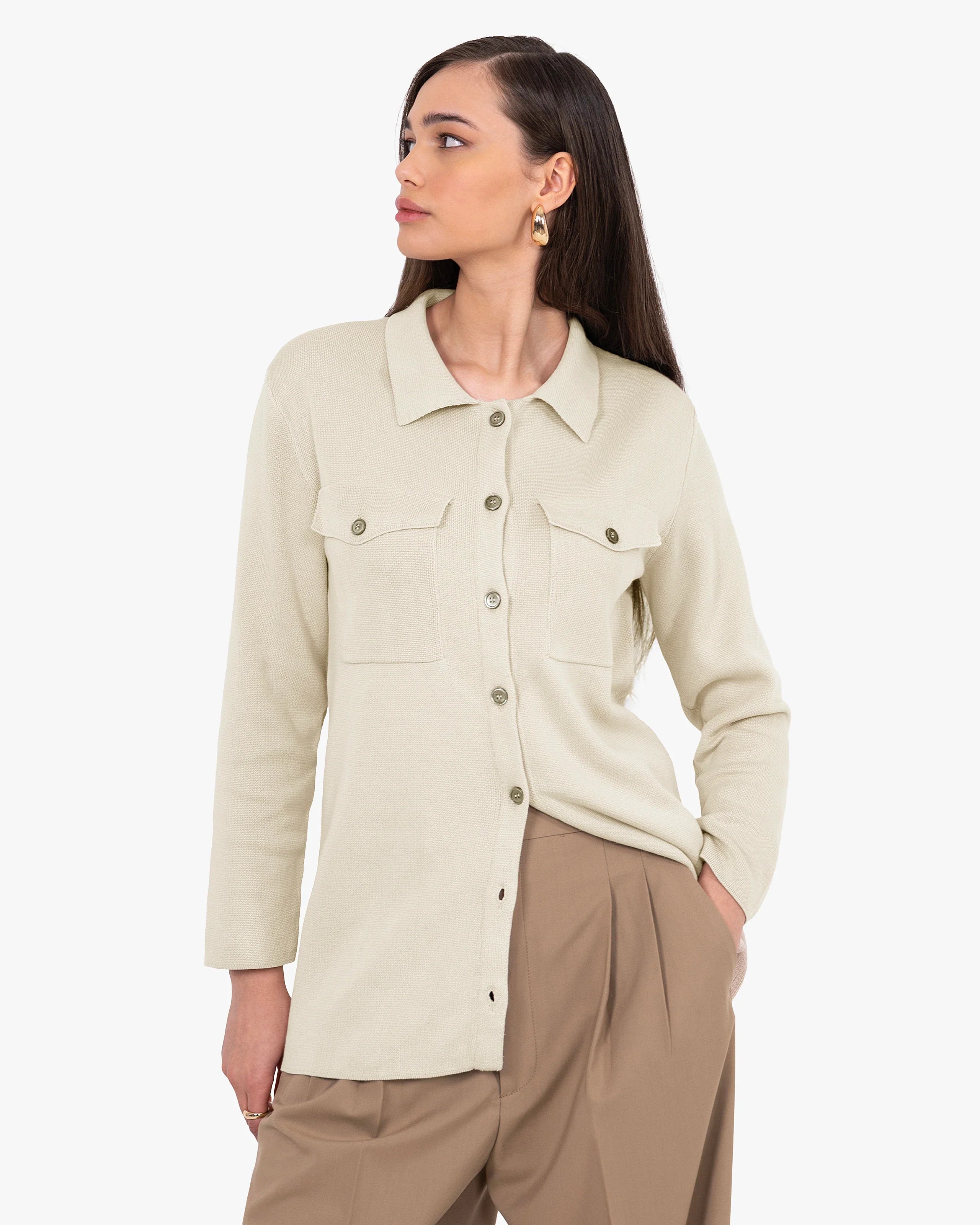 Oasi Shirt Sweater - Beige