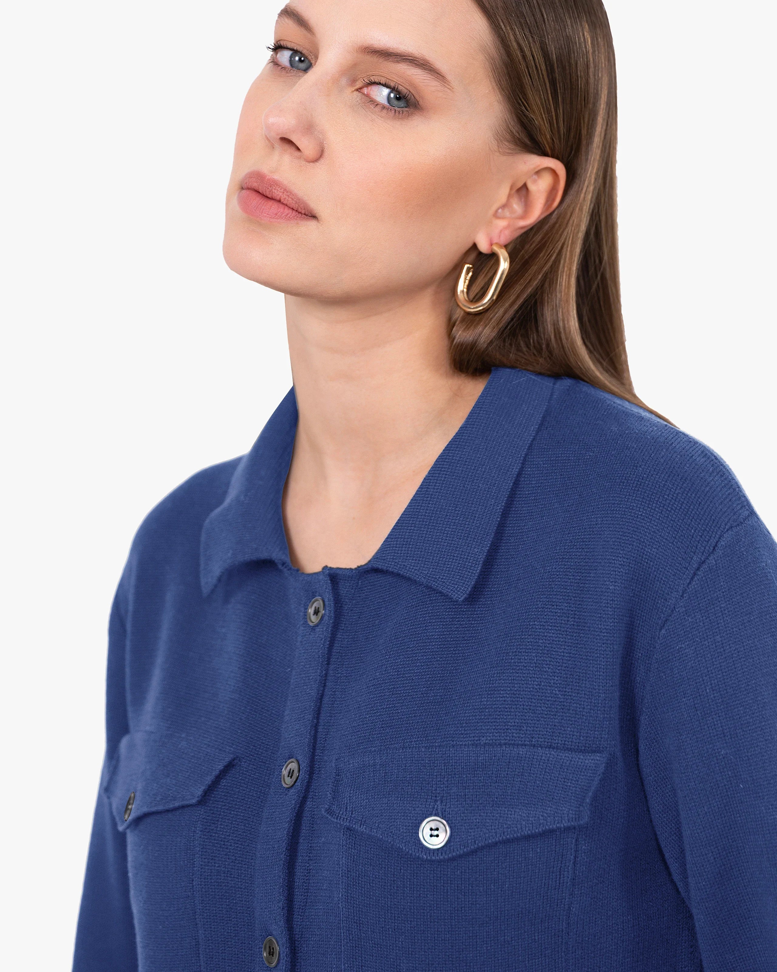 Oasi Shirt Sweater - Blue