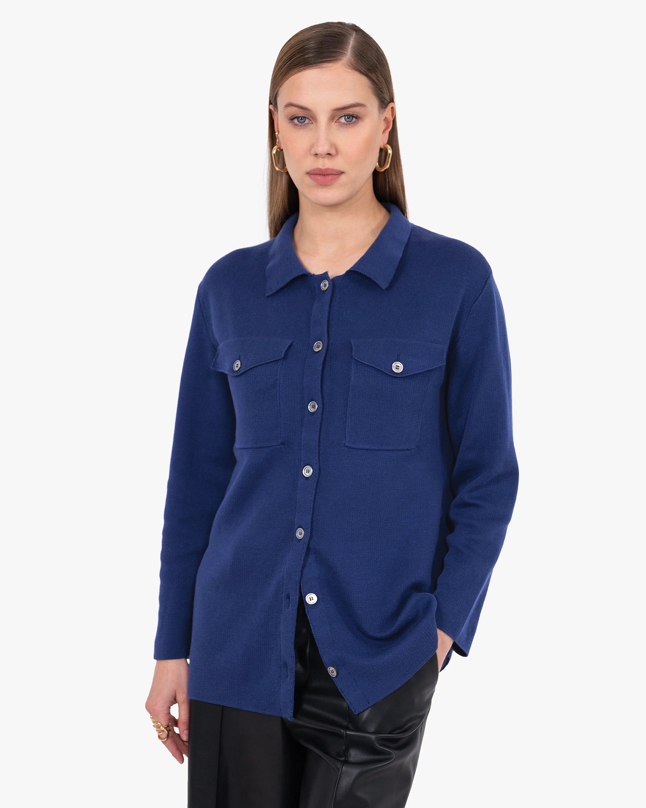 Oasi Shirt Sweater - Blue