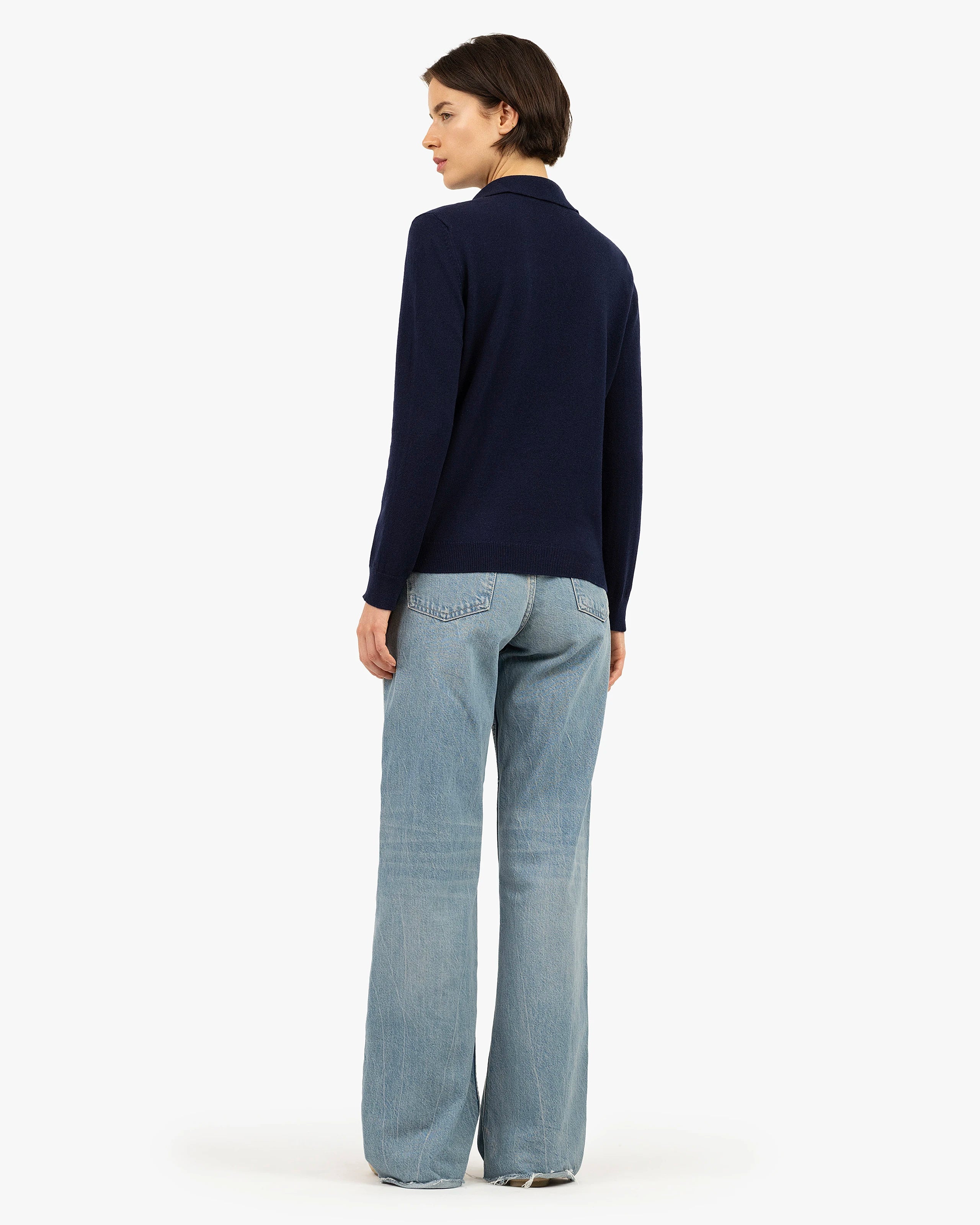 Women's Stresa Polo Sweater - Blue