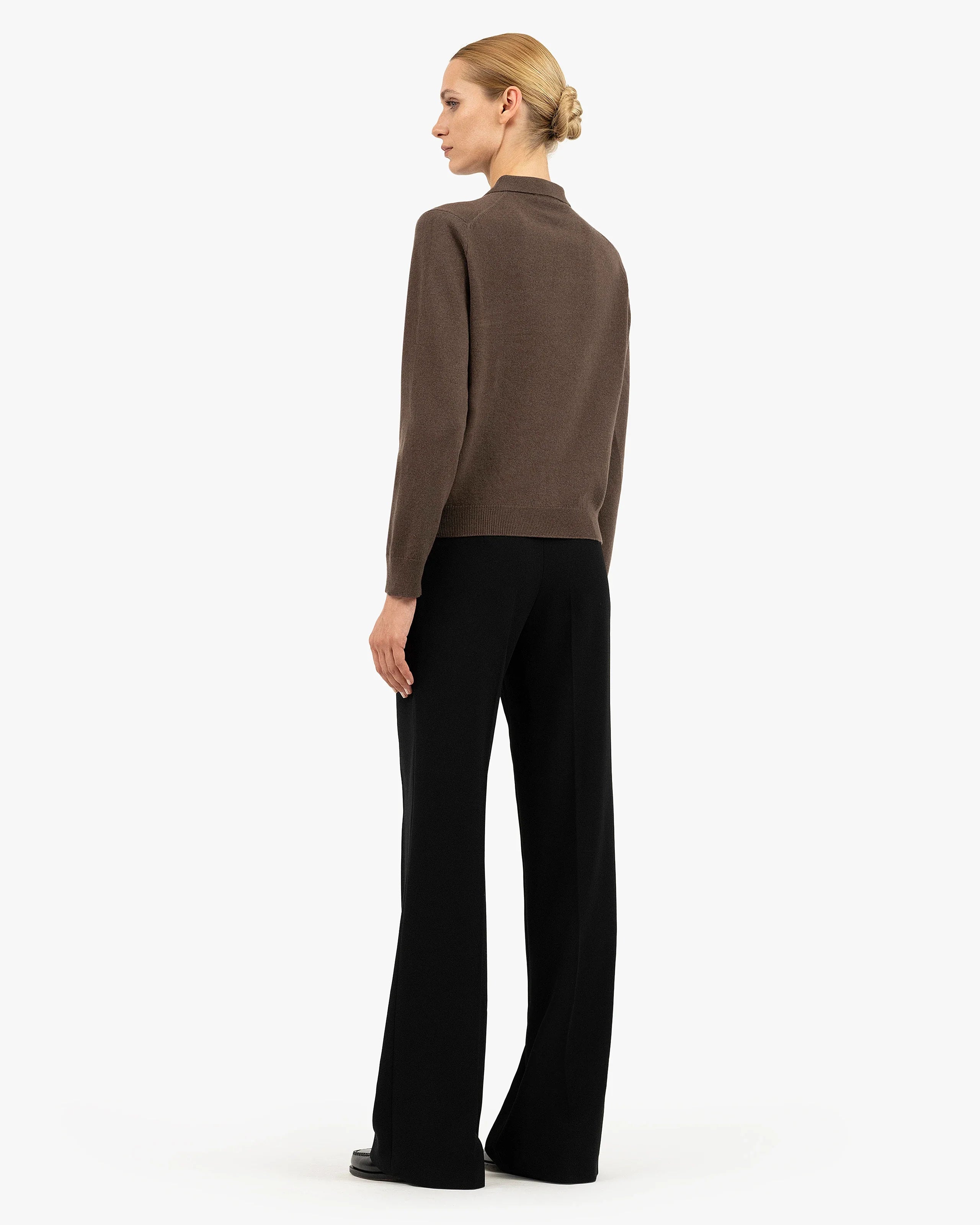 Women's Tribeca Polo Sweater - Brown