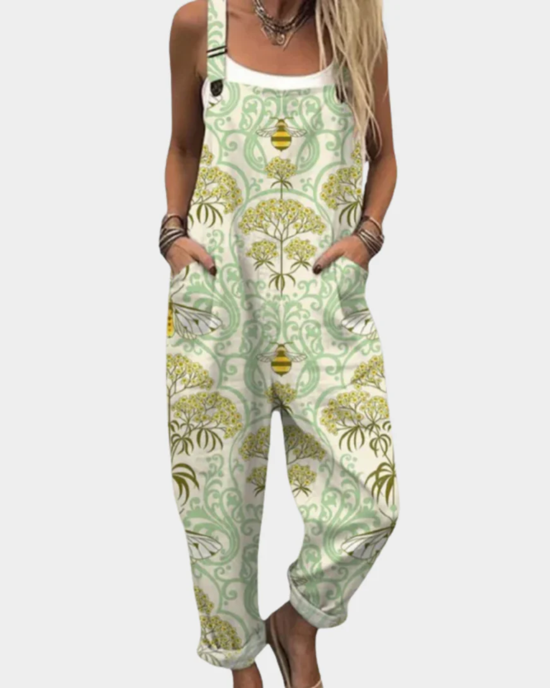 Comfortable Printed Jumpsuit