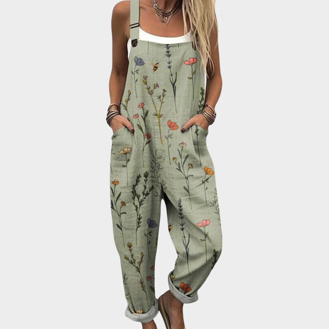 Comfortable Printed Jumpsuit