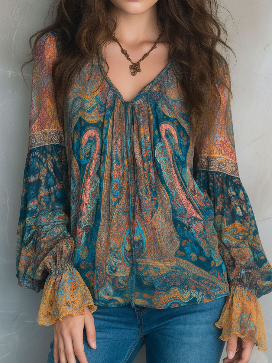Noa Paisley Blouse