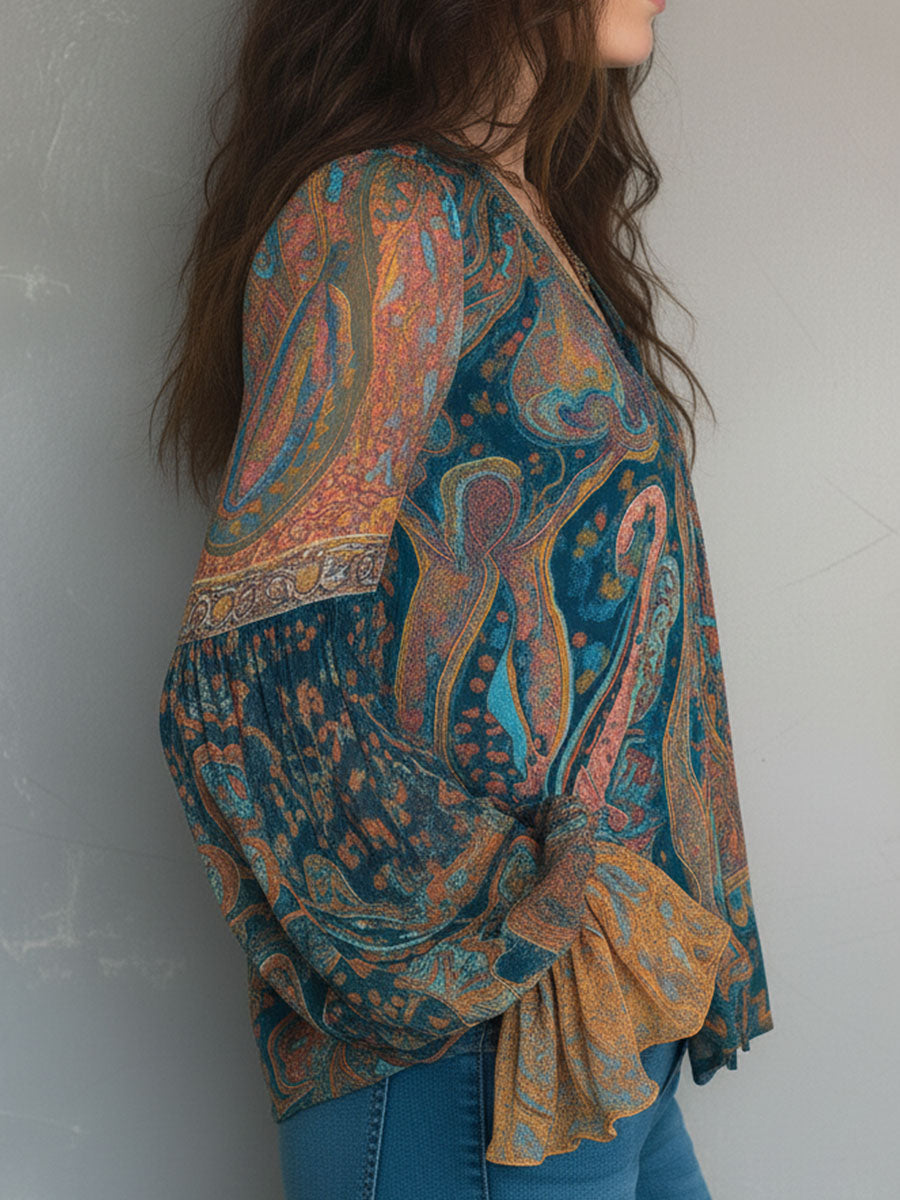 Noa Paisley Blouse