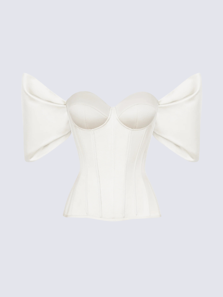 Libra corset white