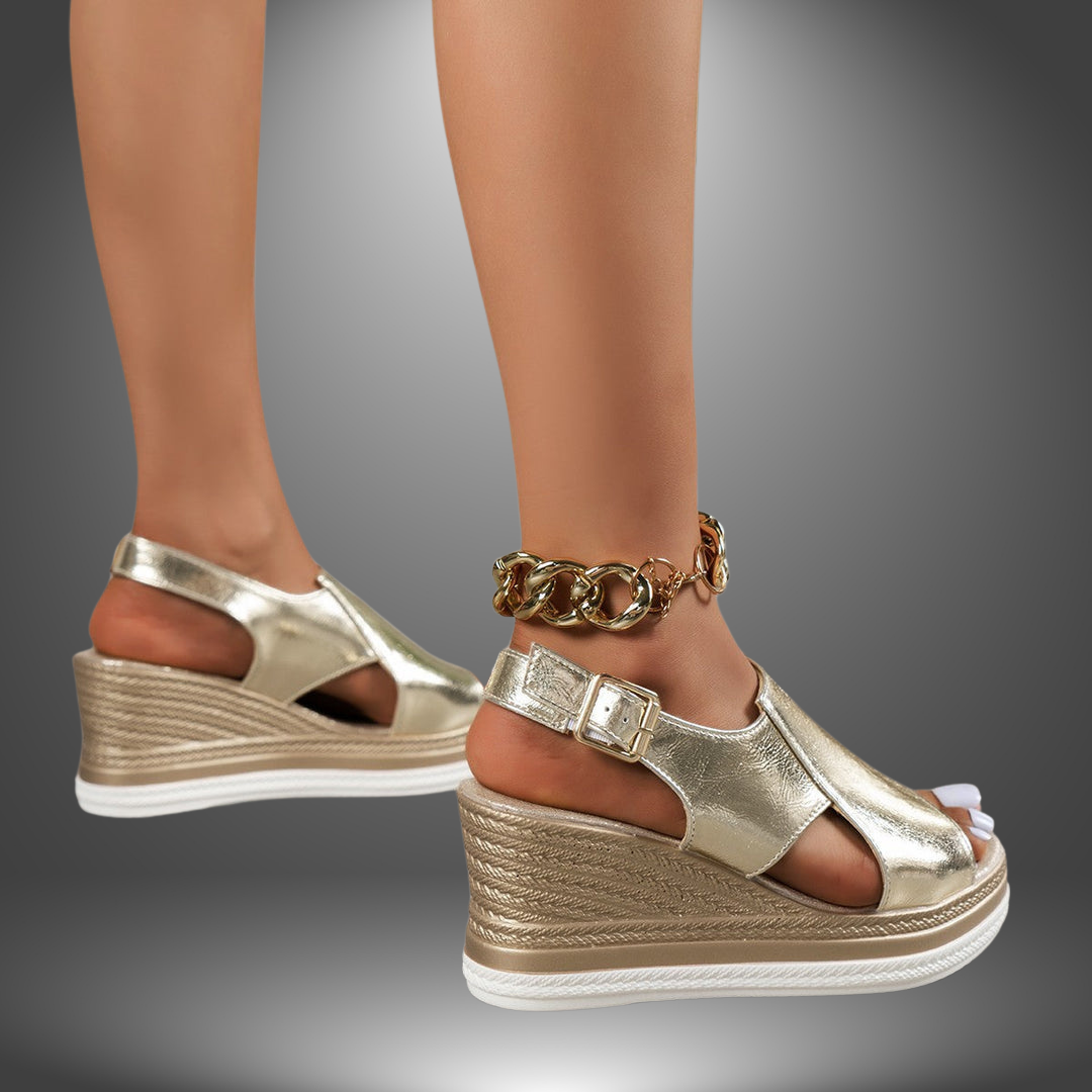 Bianca | Elevated Wedge Sandals