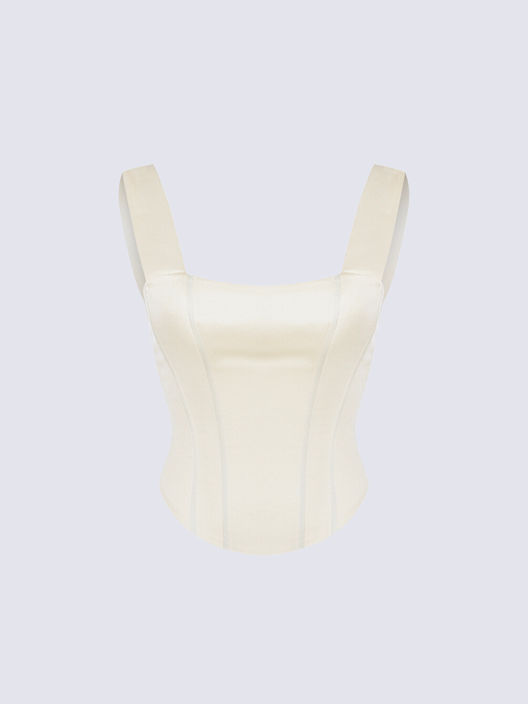 White Sia corset