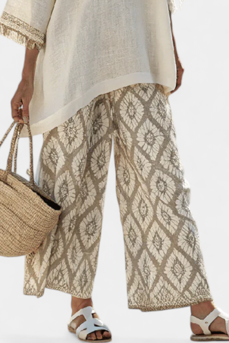 Ilaria — Sophisticated Top & Casual Trousers