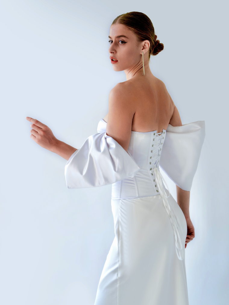 Libra corset white