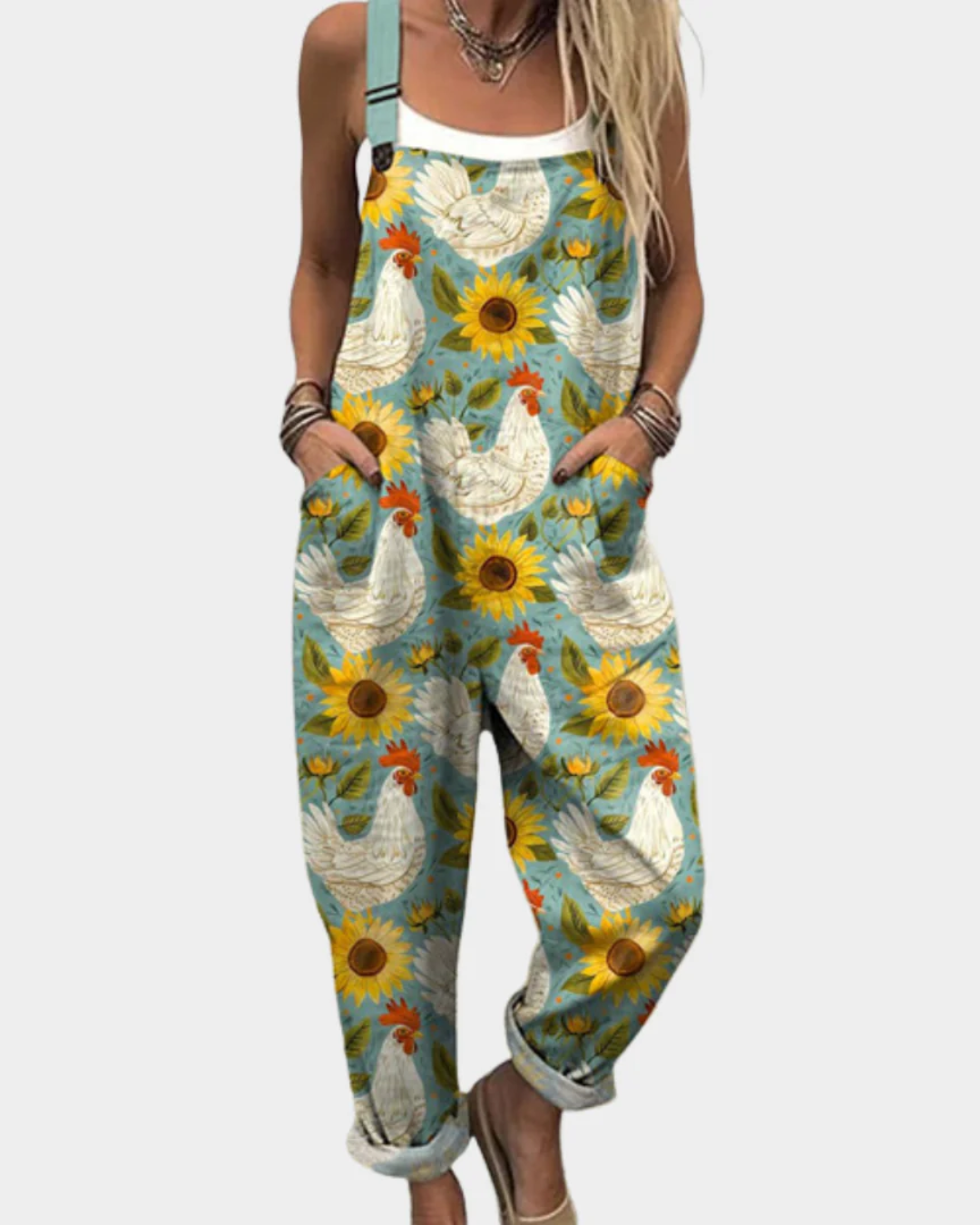 Comfortable Printed Jumpsuit