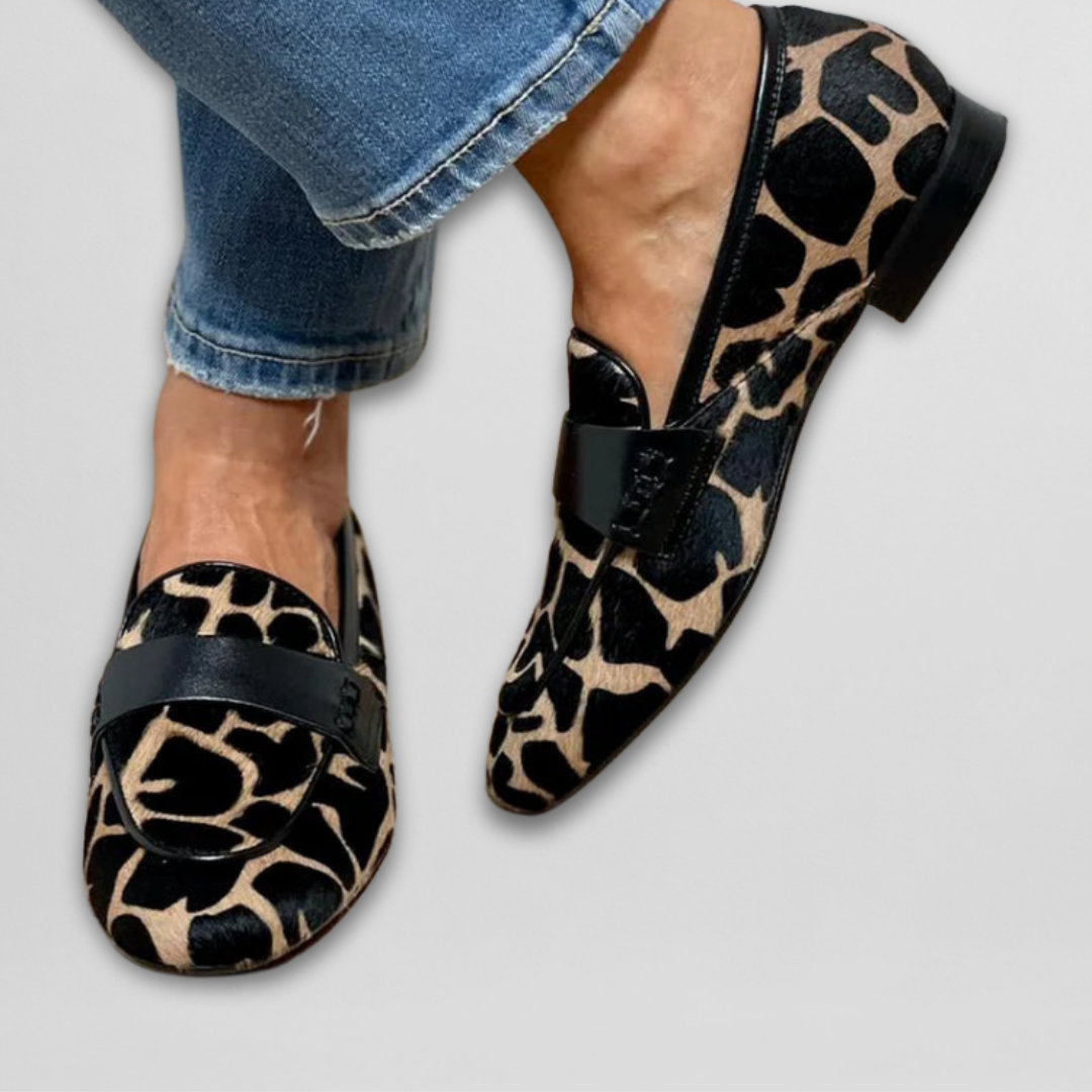 Lyra | Leopard Print Loafer