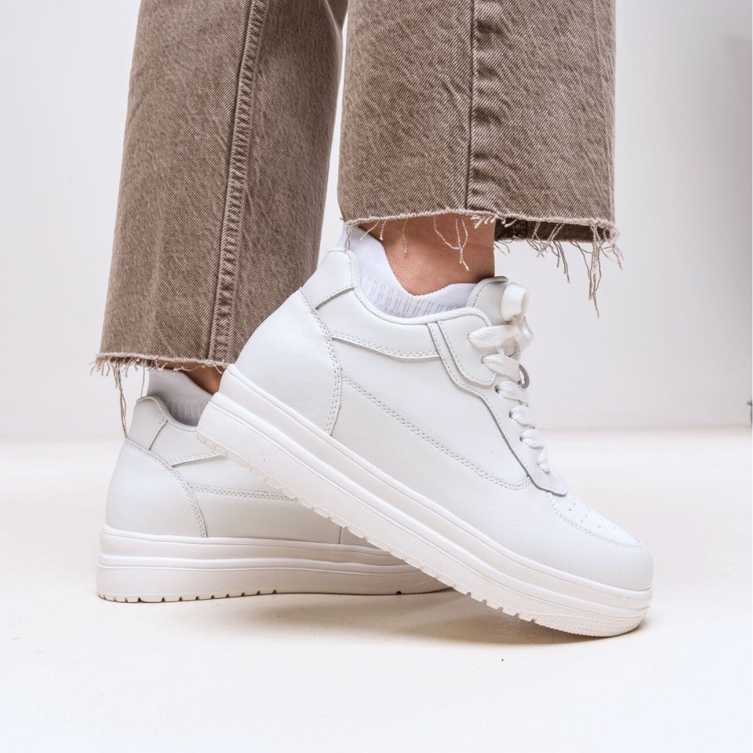 Elevate Classic White Trainers