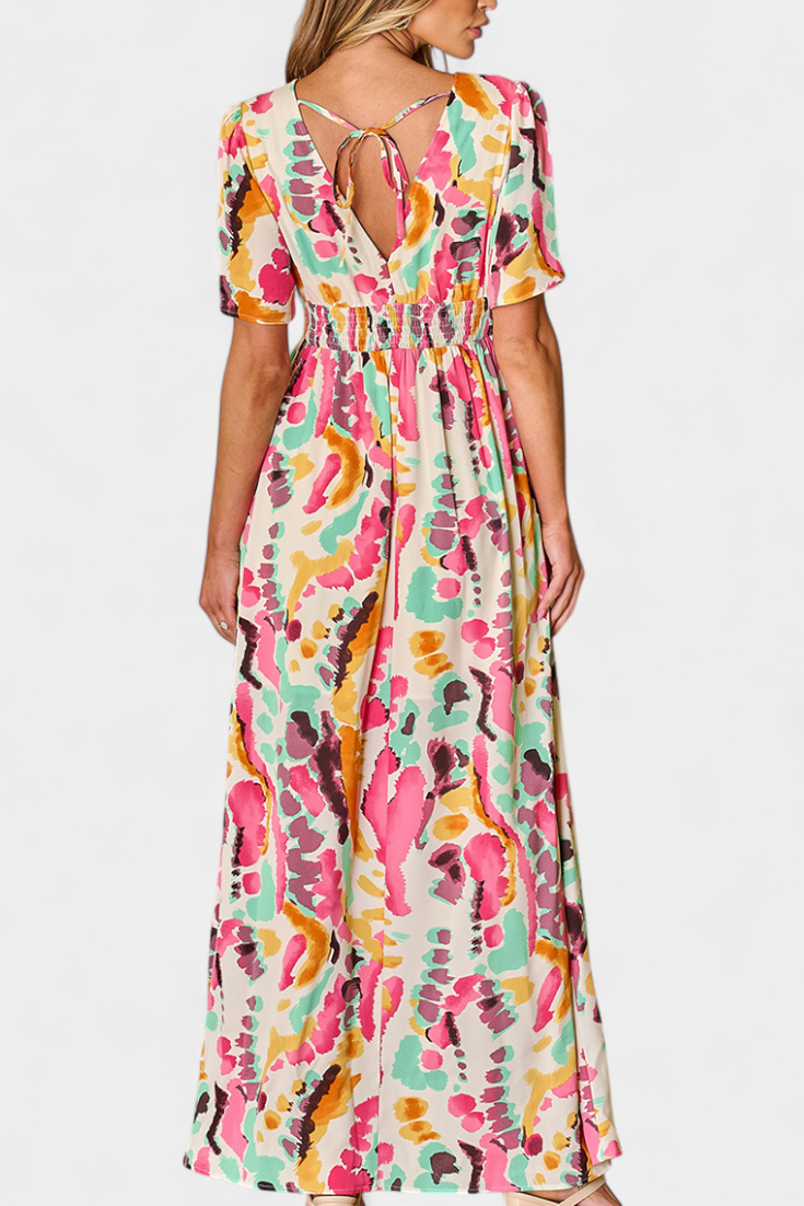 Yuki | V Tie-Dye Dress