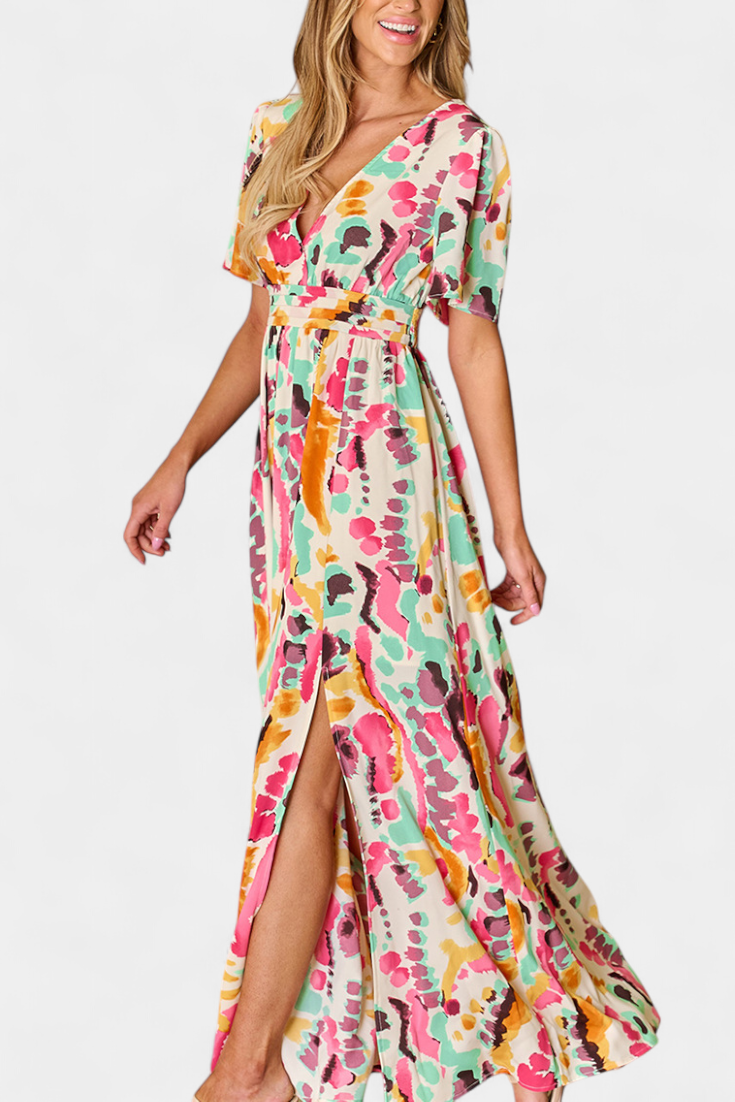 Yuki | V Tie-Dye Dress