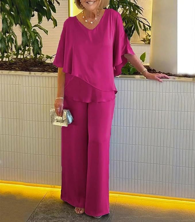 Martha | Two-Piece Set with Wide-Leg Trousers