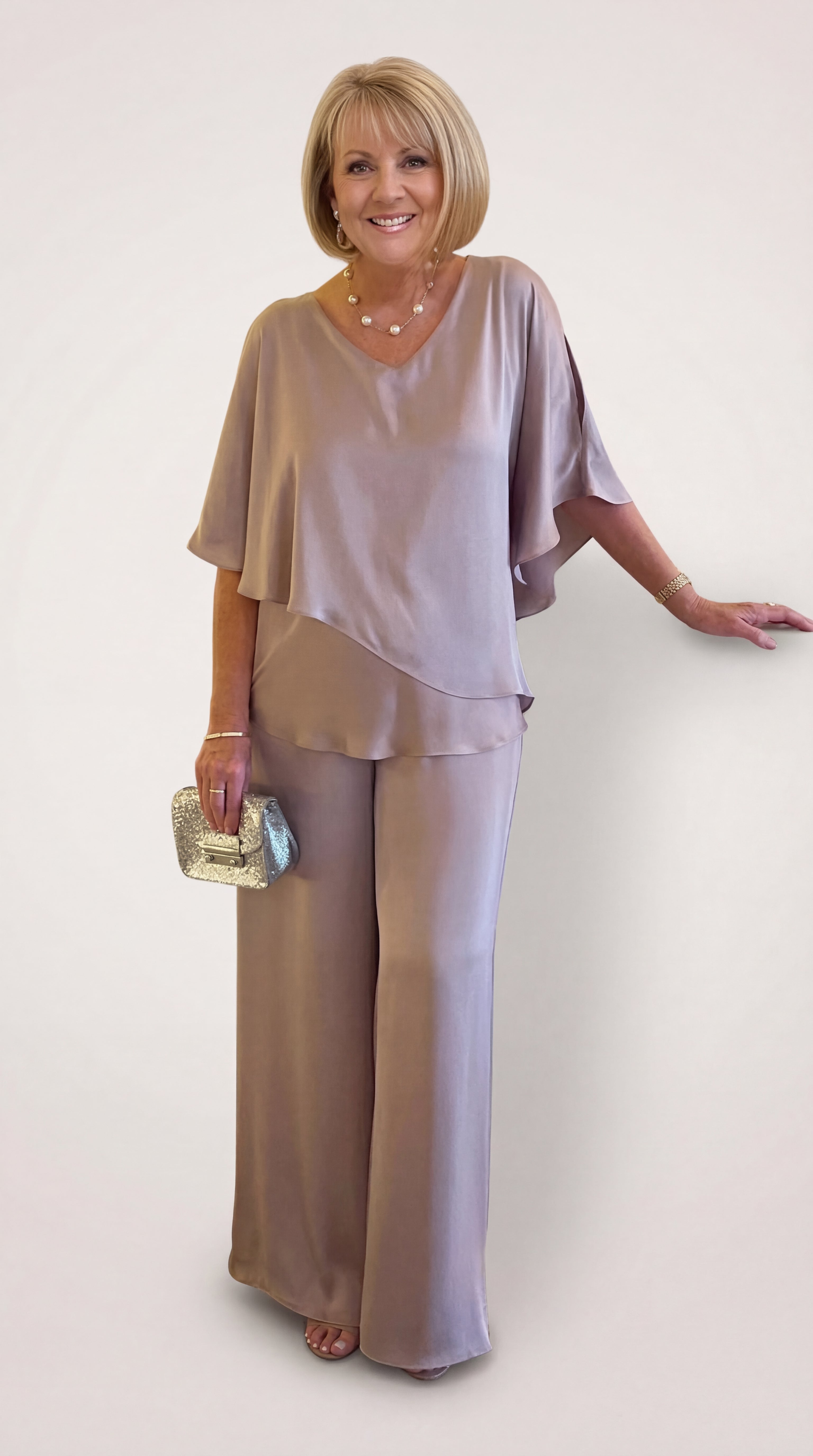 Martha | Two-Piece Set with Wide-Leg Trousers