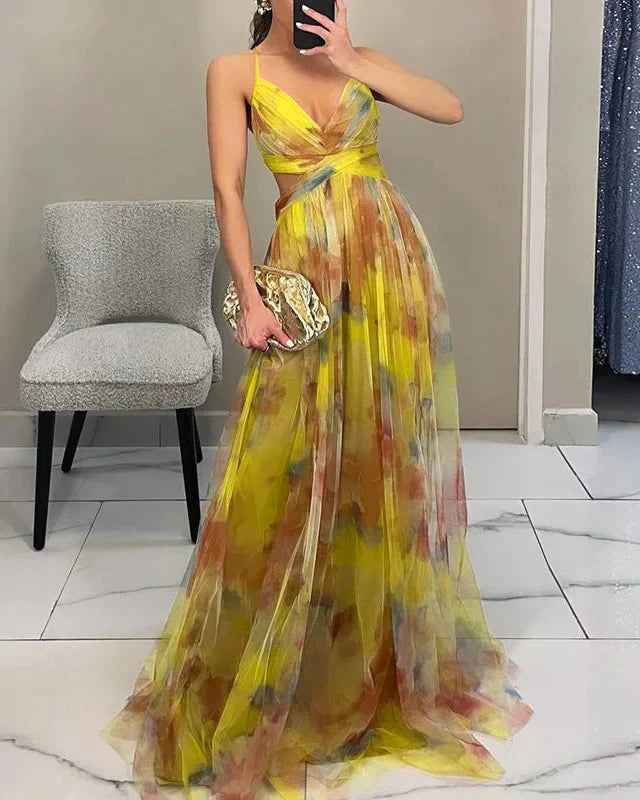 Rosa | Vestido maxi floral encantador