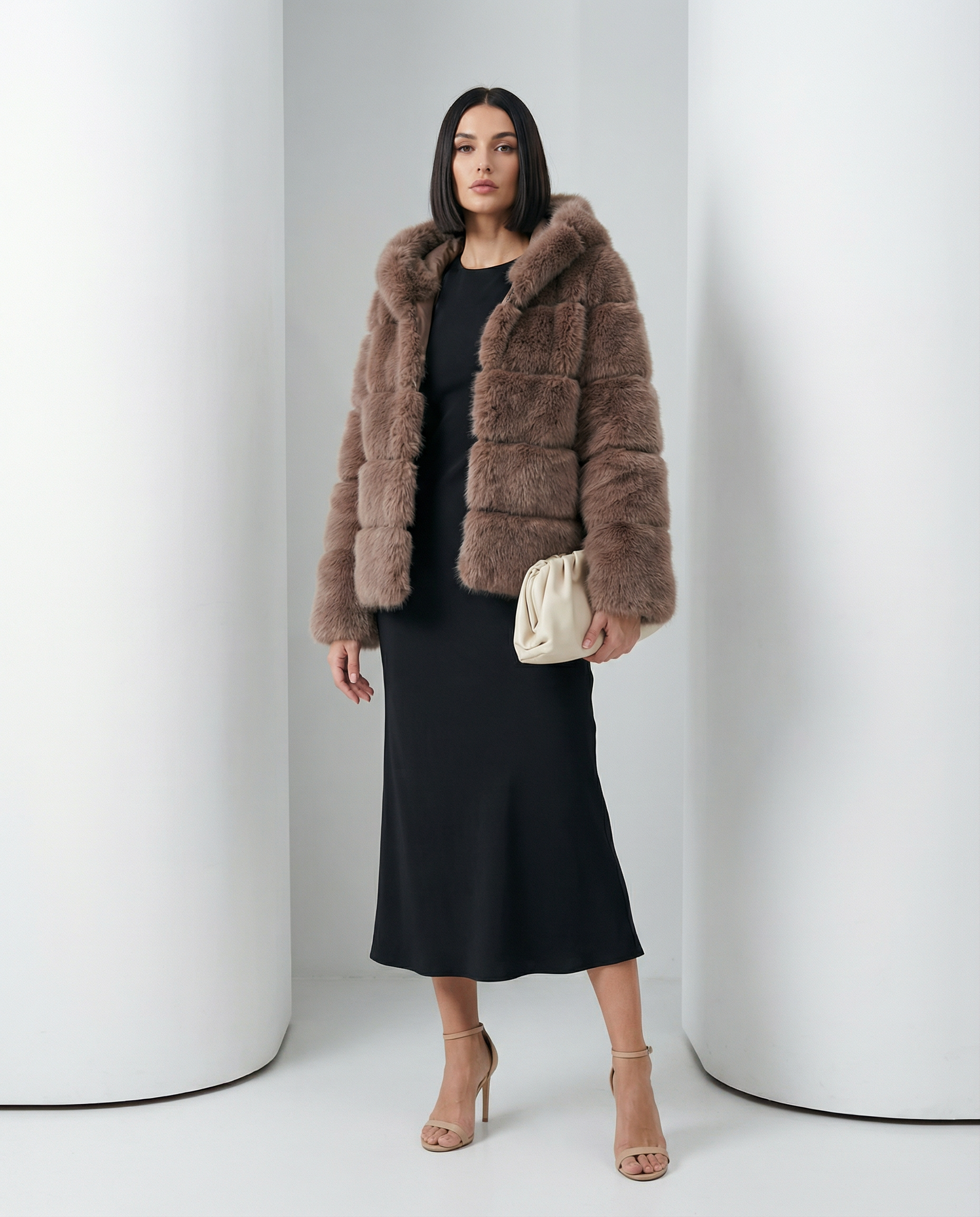 Nova Faux-Fur Bubble Jacket