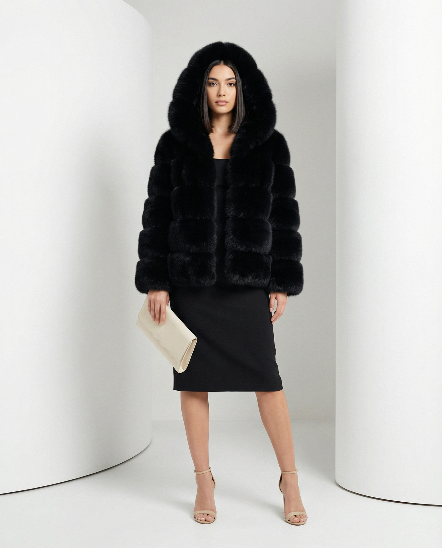 Nova Faux-Fur Bubble Jacket