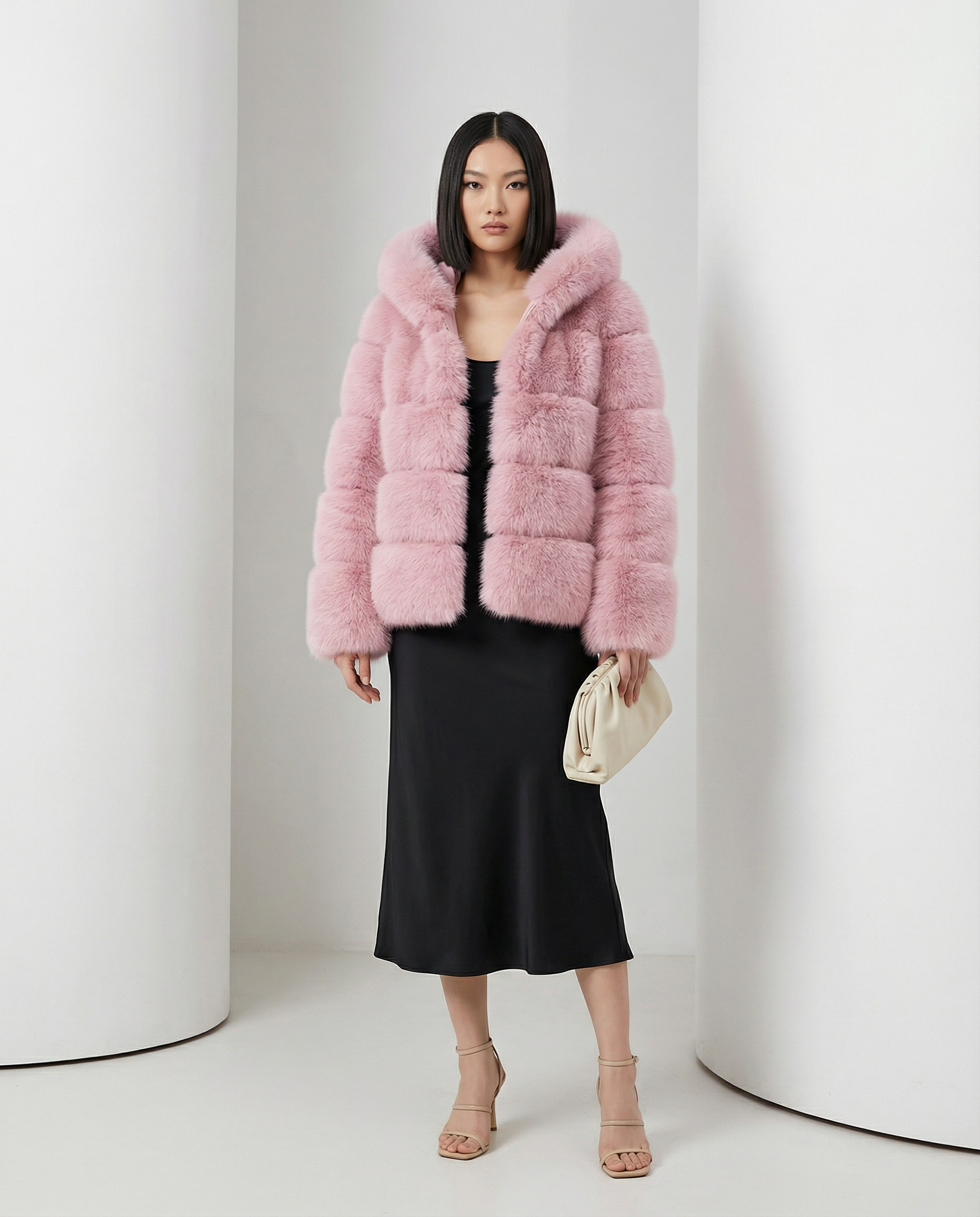 Nova Faux-Fur Bubble Jacket
