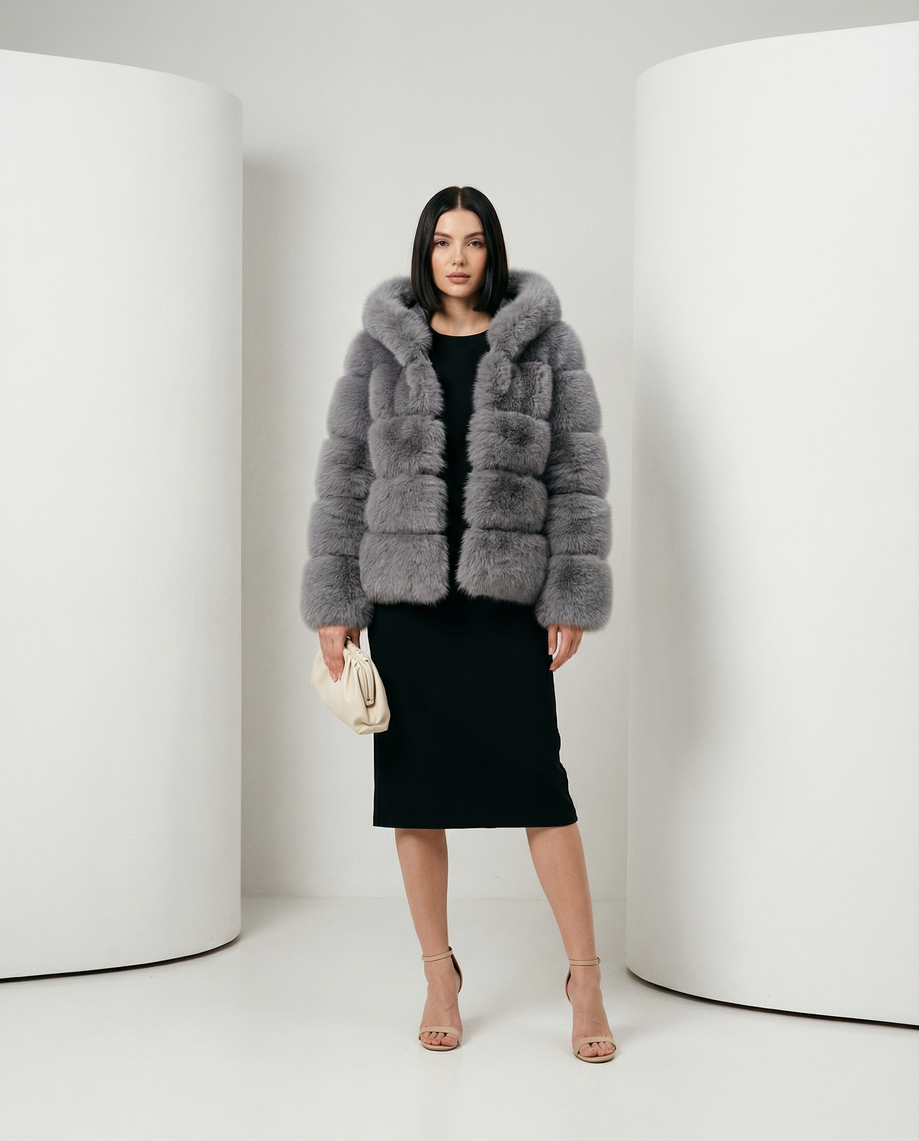 Nova Faux-Fur Bubble Jacket