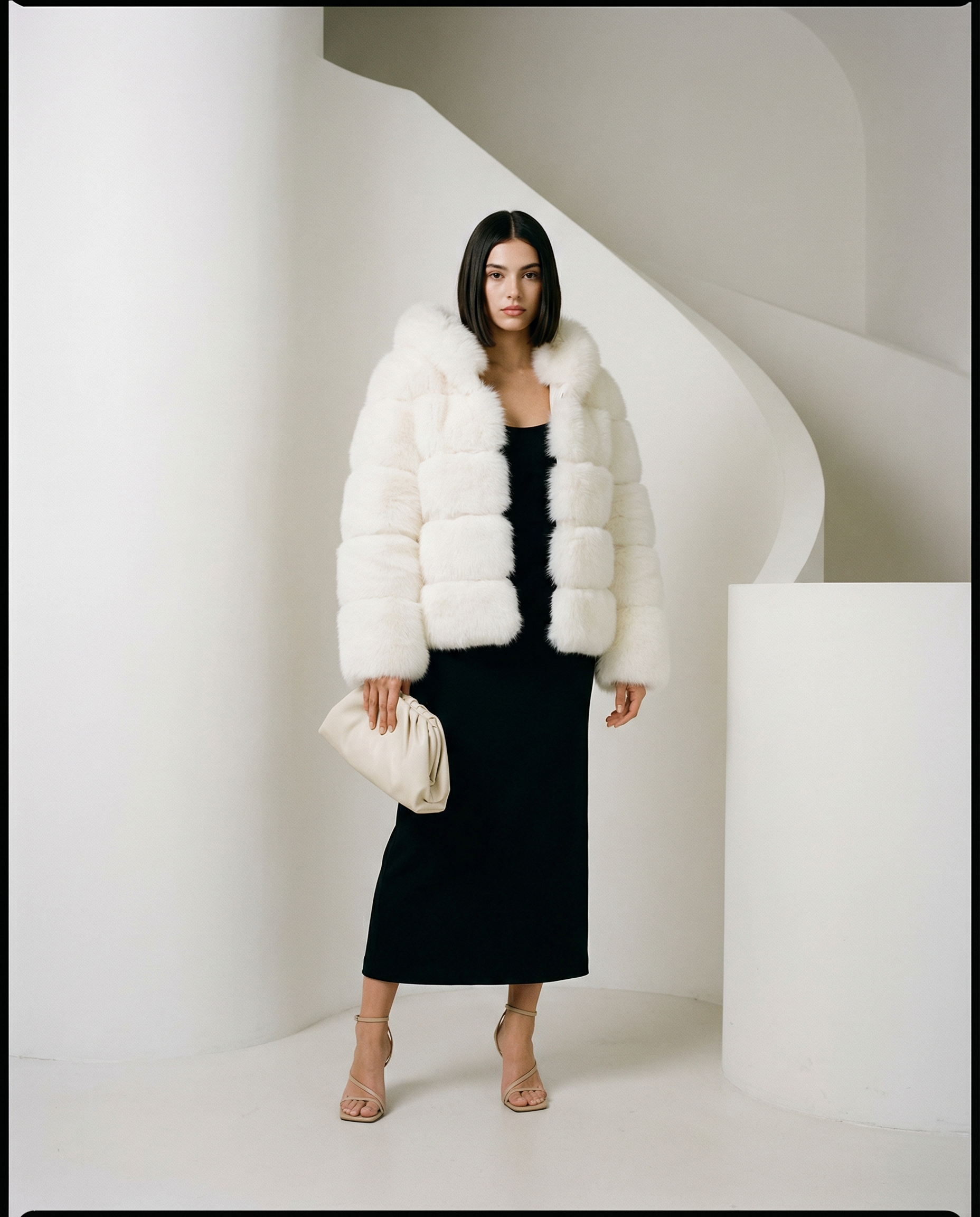 Nova Faux-Fur Bubble Jacket
