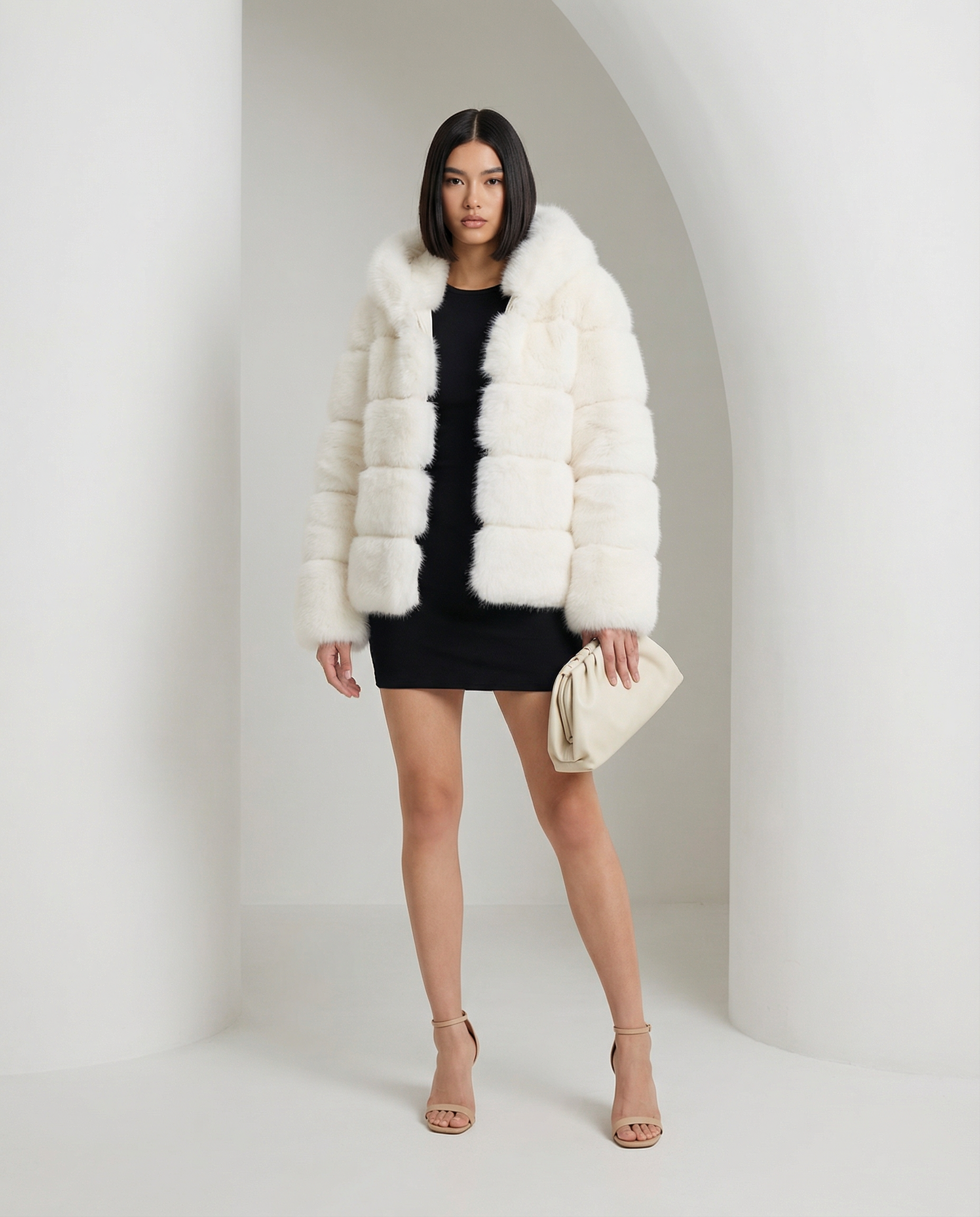 Nova Faux-Fur Bubble Jacket