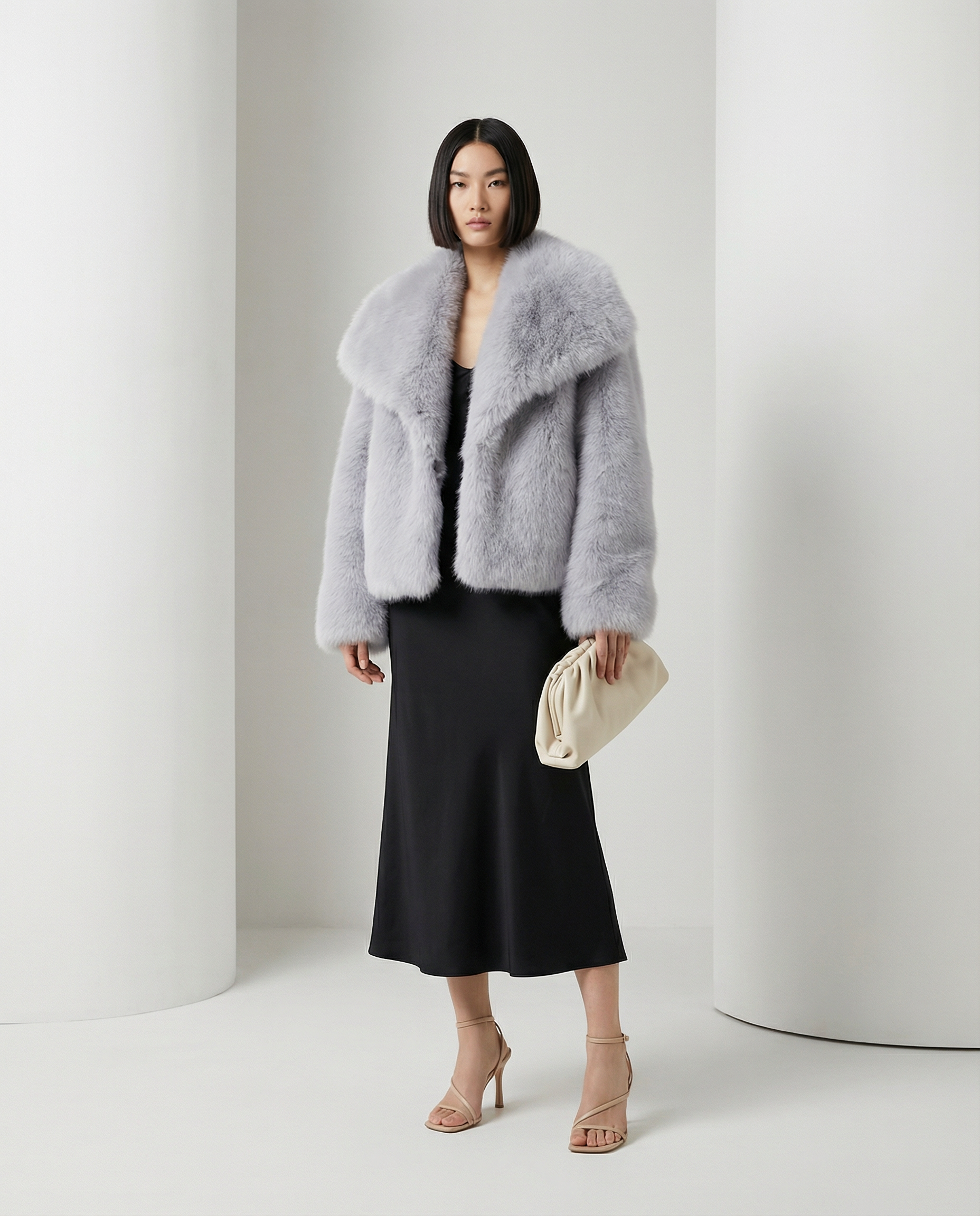 Neriah Plush Faux-Fur Jacket