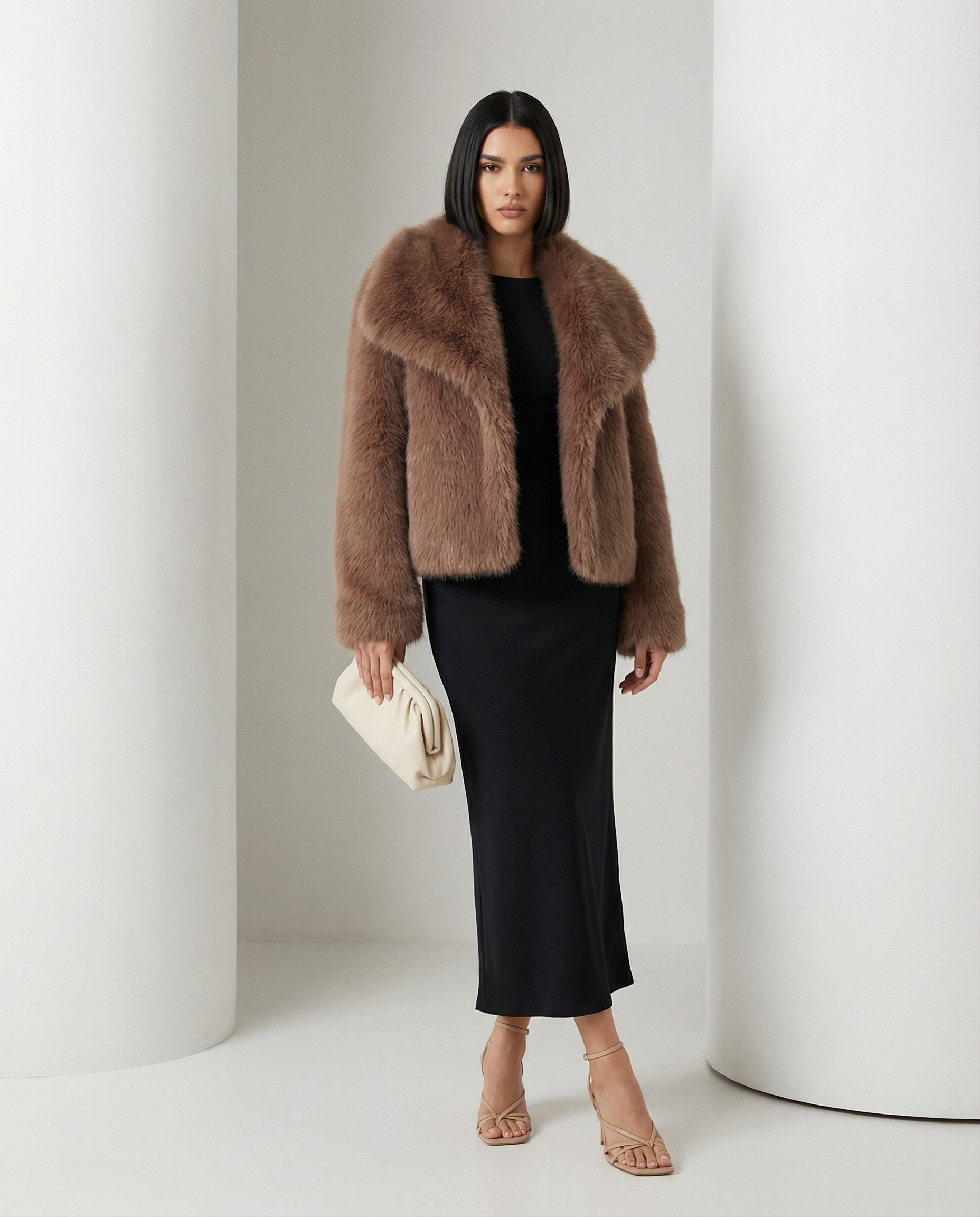 Neriah Plush Faux-Fur Jacket