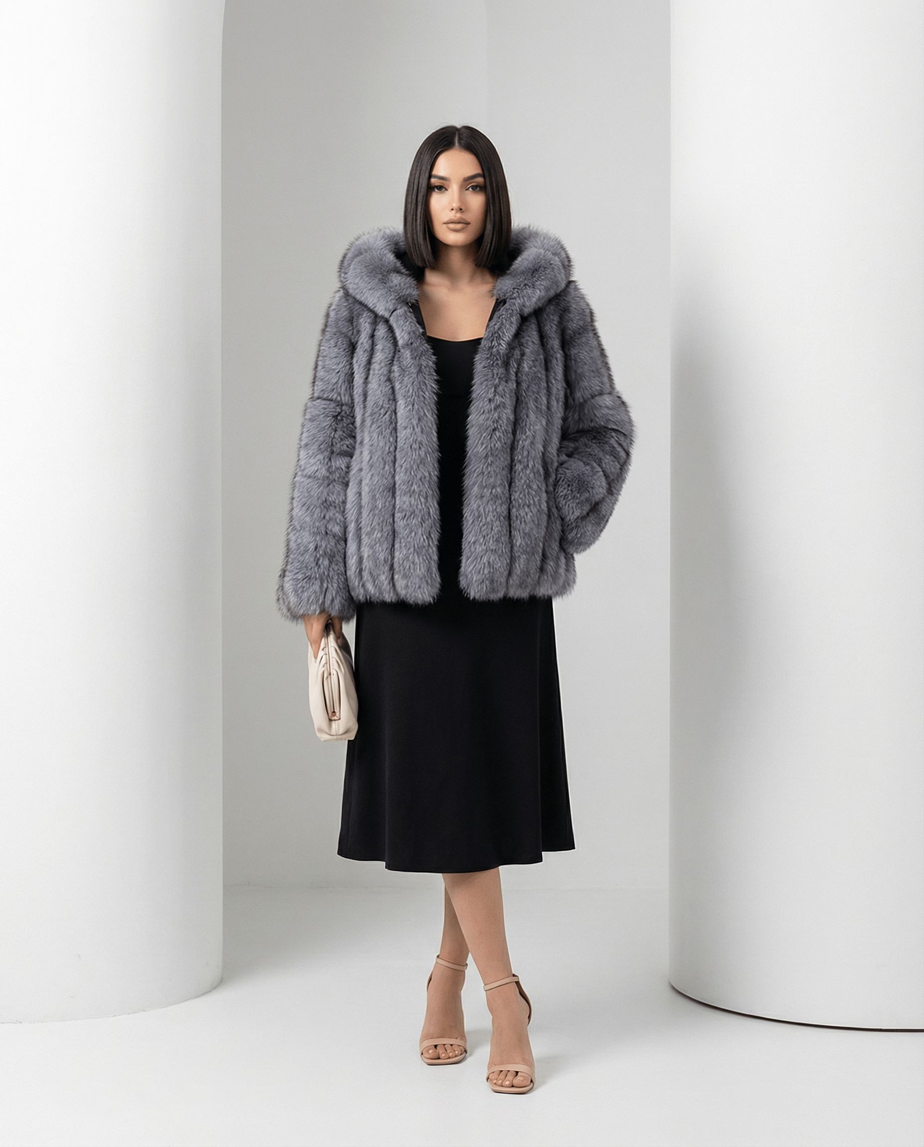 Luna Shag Faux-Fur Jacket
